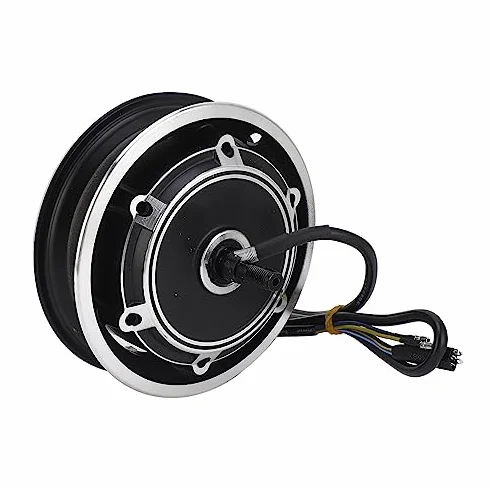 Motor Eléctrico 48V 1000W Cubo Rueda Aleación Aluminio para Bicicleta Eléctrica Bricolaje