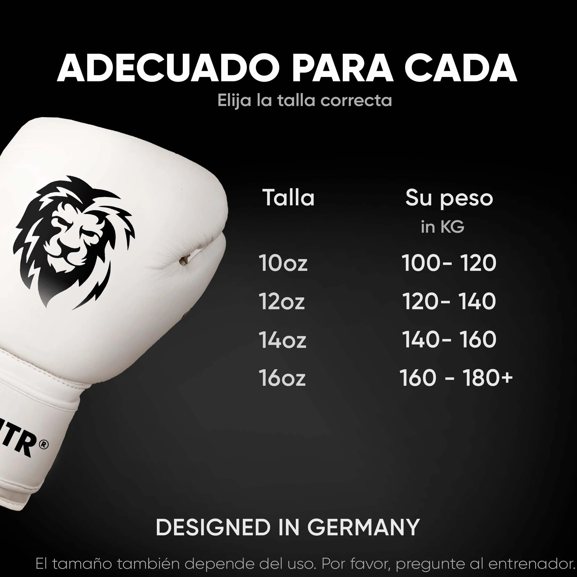 FIGHTR® Guantes de Boxeo de Piel auténtica 10-16 oz con Bolsa de Transporte