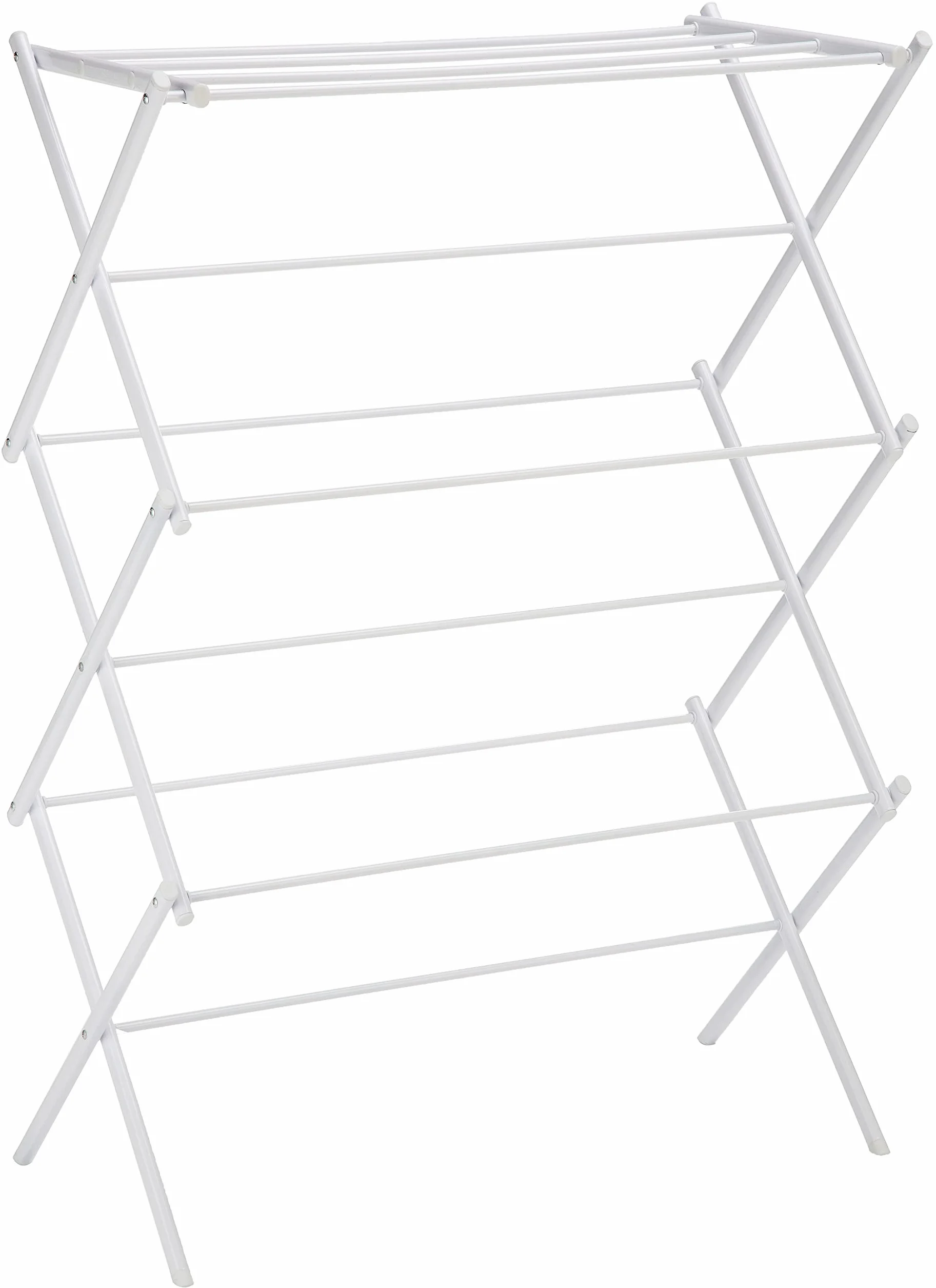 Amazon Basics Tendedero plegable, 14.5" D x 29.5" W x 41.8" H, color blanco.