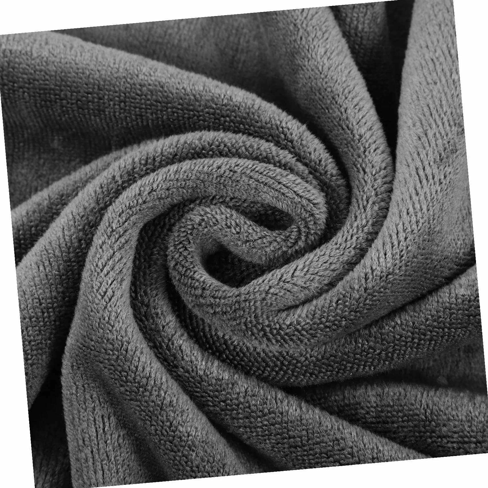 Paños Absorbentes de Microfibra 40x40 Cm Gris, Toallas Reutilizables para Limpiar Coche y Cocina, Alta Absorción de Agua, Limpieza Profunda, Pack de 12 Unidades para Uso Doméstico