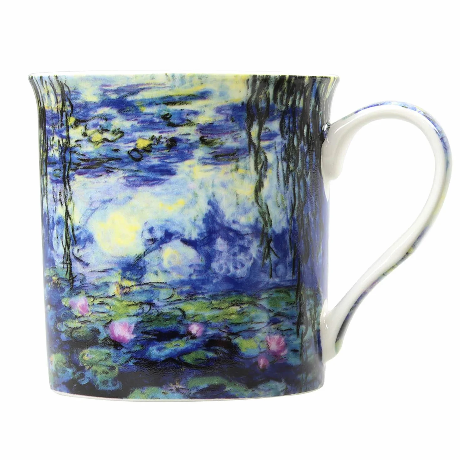 Lesser & Pavey LP93066A Monet - Tazas de Porcelana Fina, 4 Piezas, Multicolor, 12 x 8 x 9 cm, 300 ml