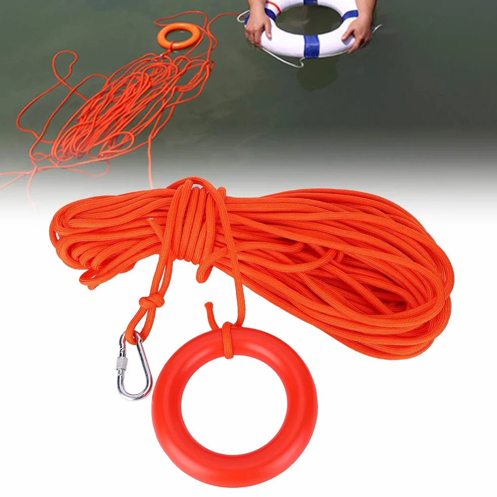 Cuerda de rescate 8 mm nailon flotante salvavidas barco seguridad buceo natación