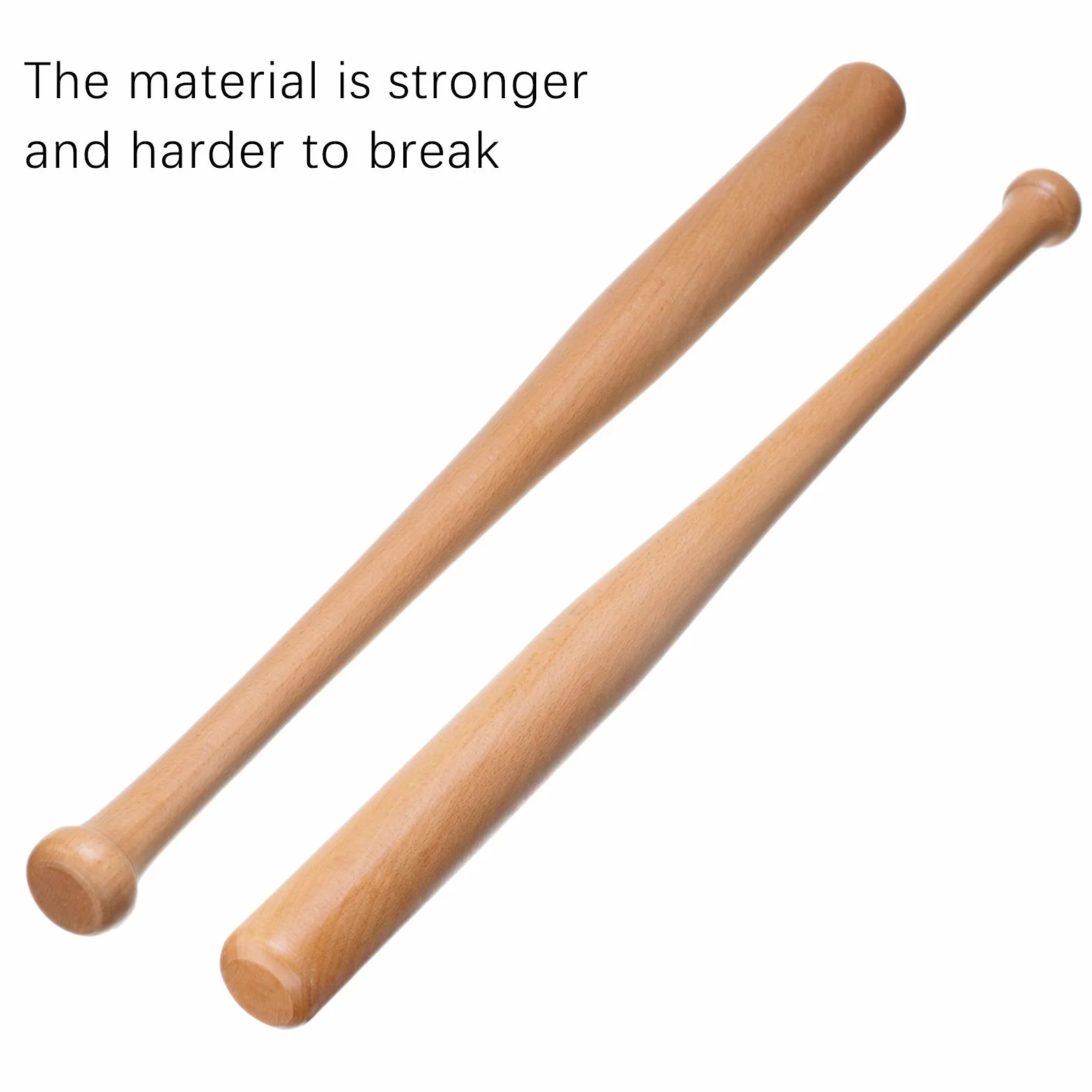 Bate de Béisbol de Madera 71-86 CM - Barra Maciza, Agarre Antideslizante para Entrenamiento y Juego al Aire Libre