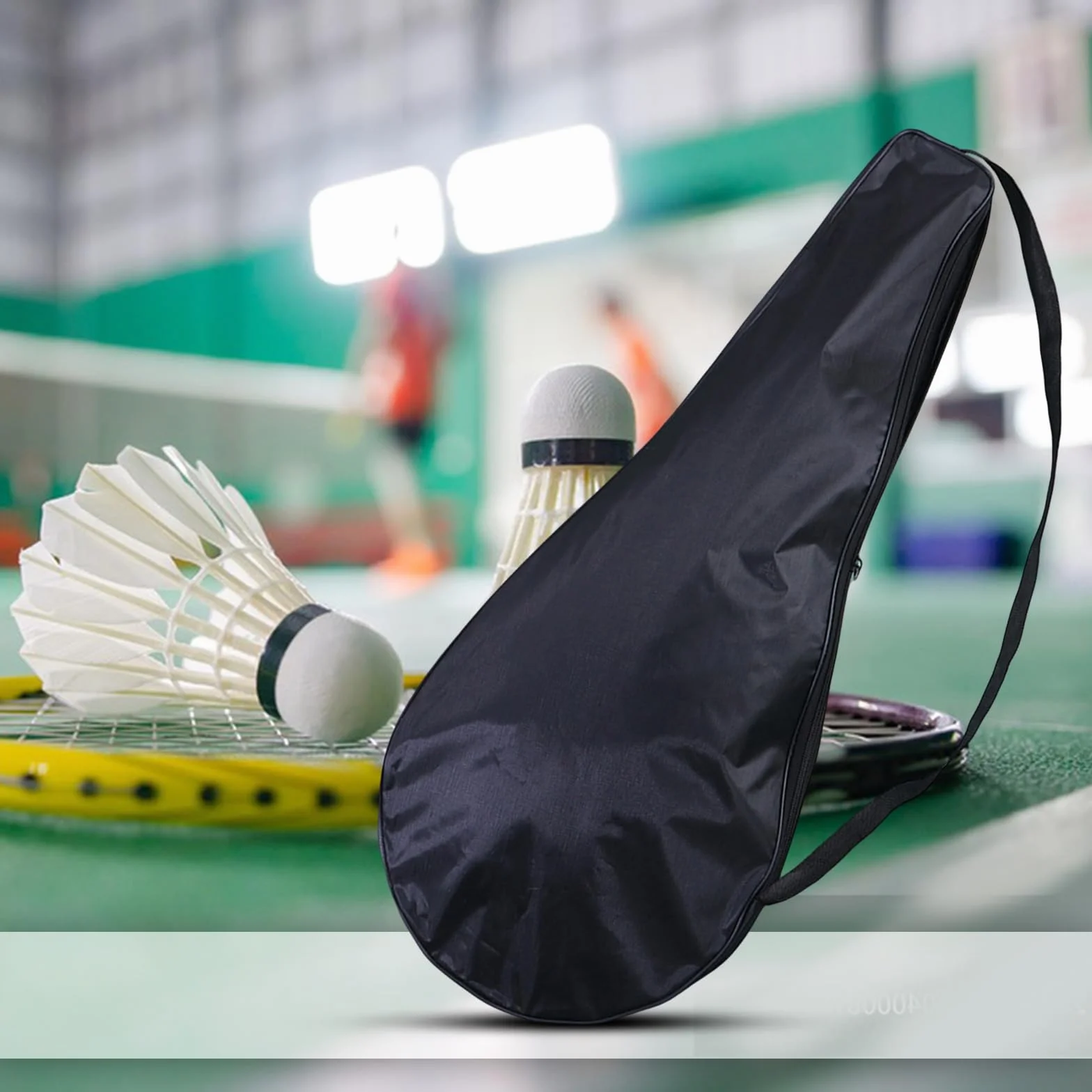 Bolsa impermeable para raqueta de bádminton con correa ajustable y acolchado resistente