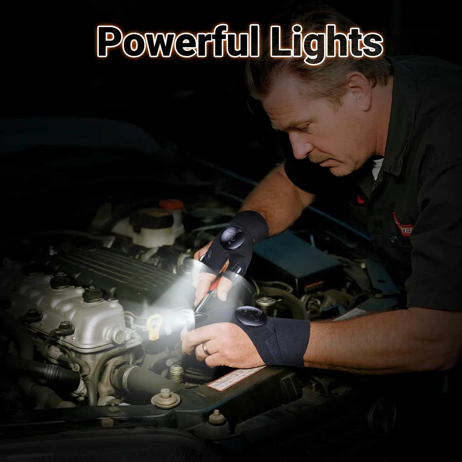 Preciva Guantes LED Linterna Pesca Trabajo Regalos Originales para Hombres