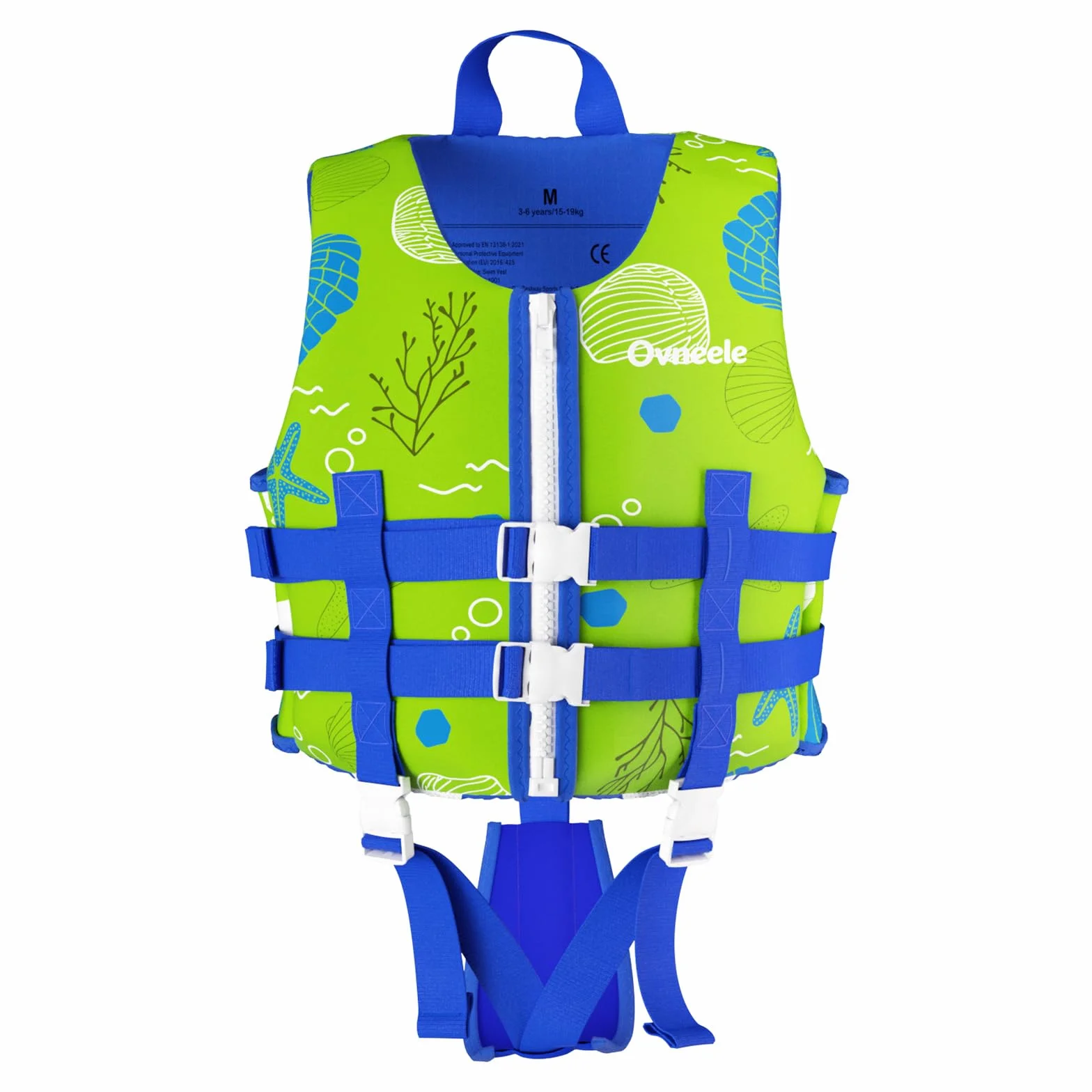 Chaleco de Natación para Niños, Chaleco Flotador de Neopreno con Correa de Seguridad Ajustable, Ayuda de Flotación de Secado Rápido de Flotabilidad Fuerte para Aprender a Nadar para 2-9 Años/15-35Kg