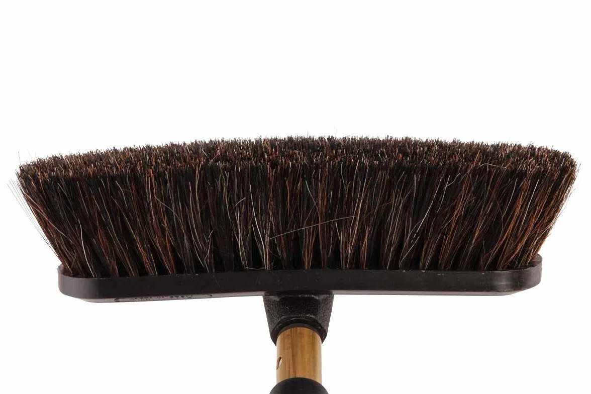 Cepillo de Lavado Suave con Rosca 1/4", Pelo Mixto para Barra Telescópica | Cabezal de 25 cm para limpieza de cristales y superficies pintadas, cerdas mixtas suaves que evitan arañazos con agua