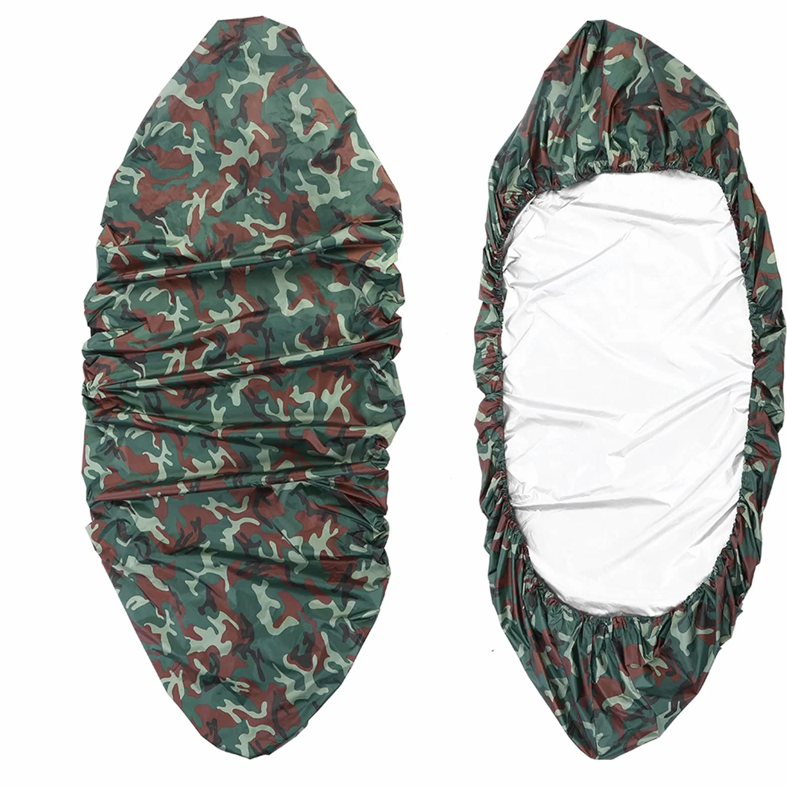 Funda para kayak 4,5 m protección UV poliéster, protector tabla paddle surf, almacenamiento kayak canoa 3,6-4 m Gris