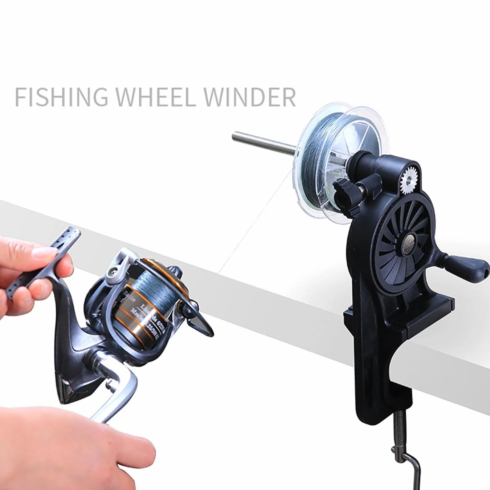 Wire Counter Reel Spooler, Fishing Reel Counter, Fishing Spooler, Fishing Lines Holder, Recreational Reel Spooler For Recreational Fishing Accessories Equipment, 25/10/10 Cm