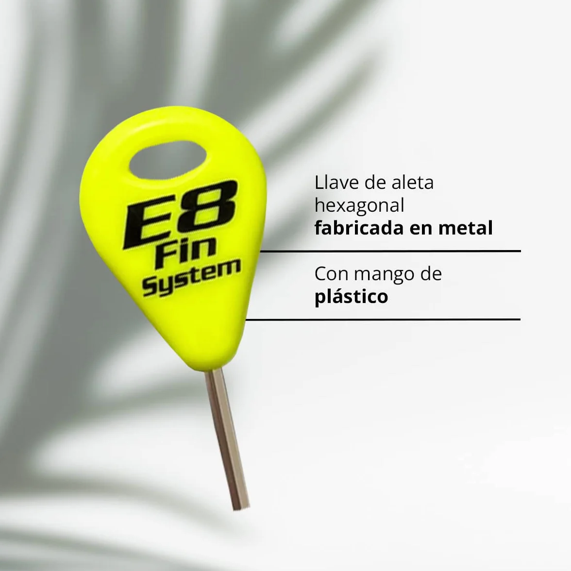 Pack de 1 Llave de Aleta de la Tabla de Surf y 6 Tornillos de Aleta de Acero Inoxidable - Accesorios Tabla Surf - Llaves reemplazo para Quilla - Tecla de Aleta de Surf