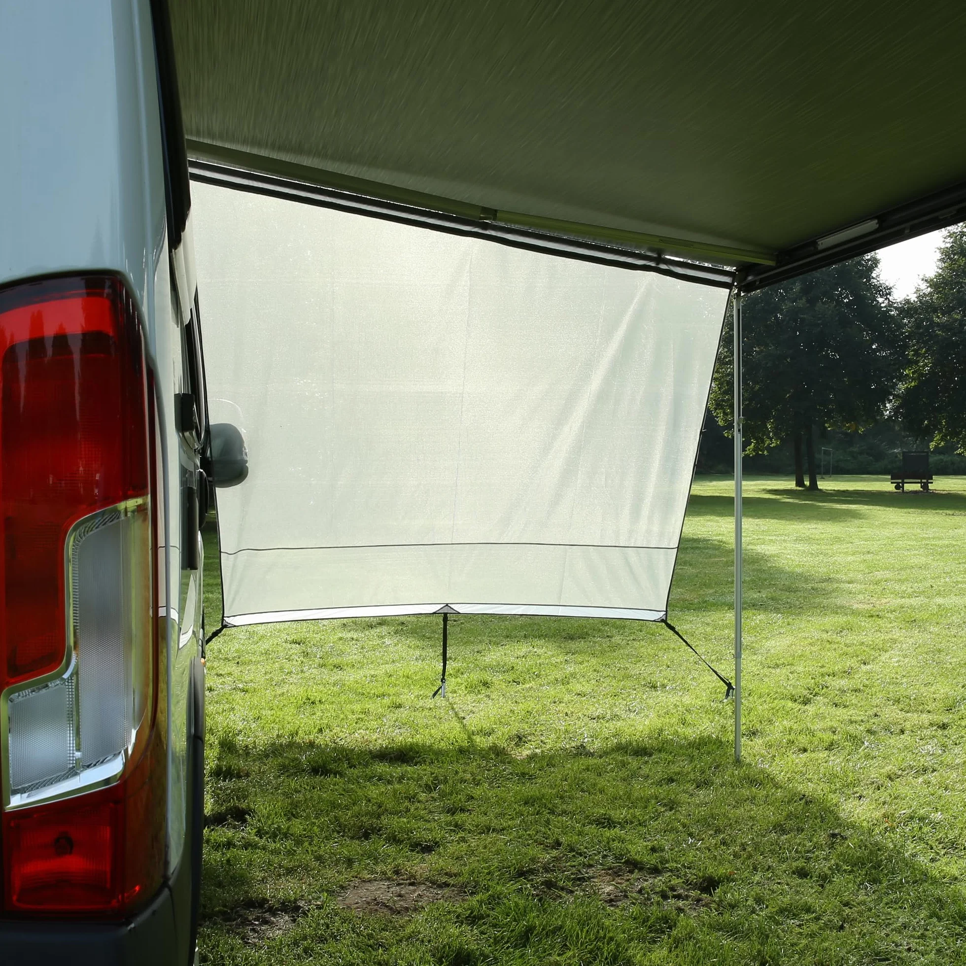 GEAR Capri Sun Blocker Panel frontal de toldo permeable al viento 6 tamaños 3 refuerzos 4,3/6,2/7 mm