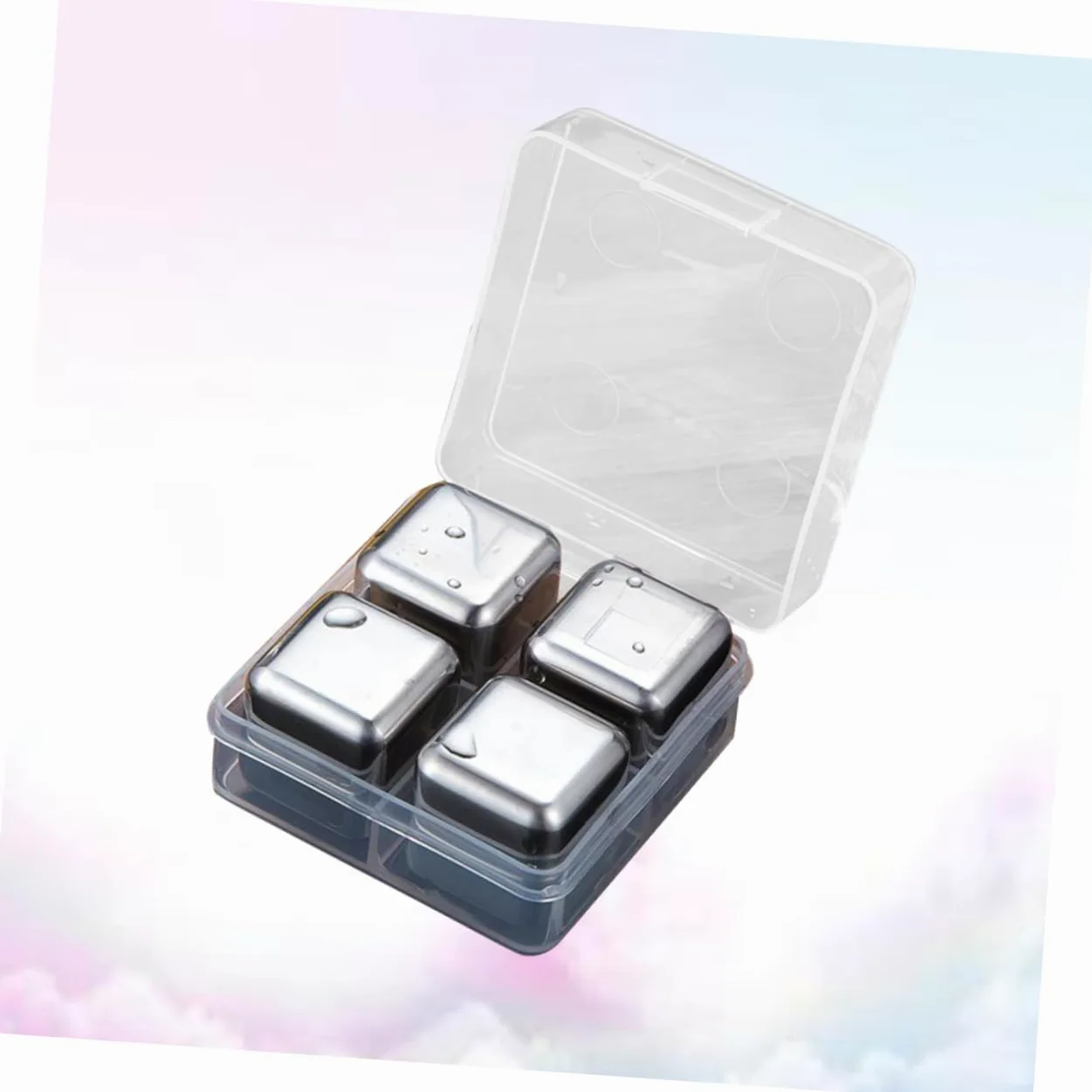 TOPBATHY 12piezas De Reutilizables De Inoxidable Para Whisky y Bebidas Set Estuche Enfriadores De Bebidas Sin Diluir Para y Cócteles