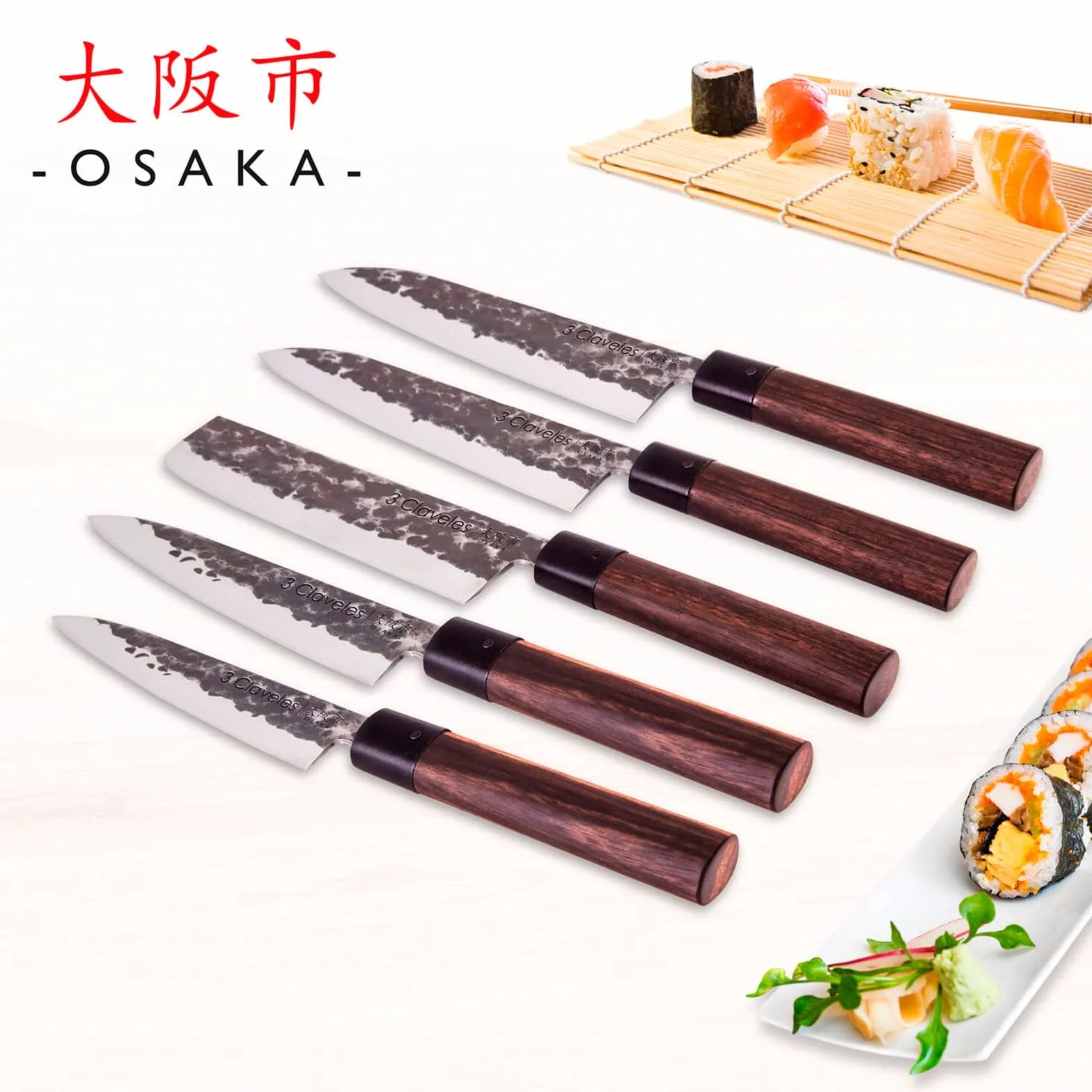3 Claveles Osaka Santoku mes 18 cm. 7