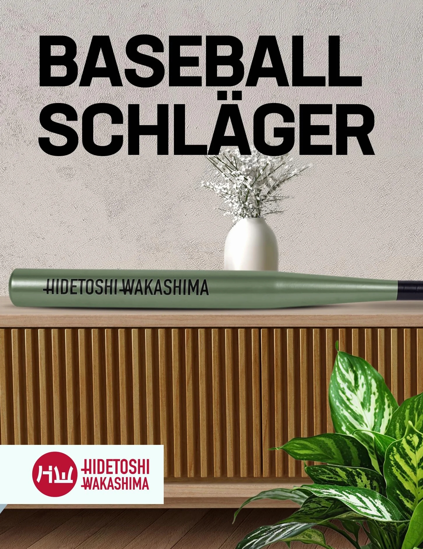 Bate de béisbol Tokyo de acero inoxidable 28 pulgadas 980 g