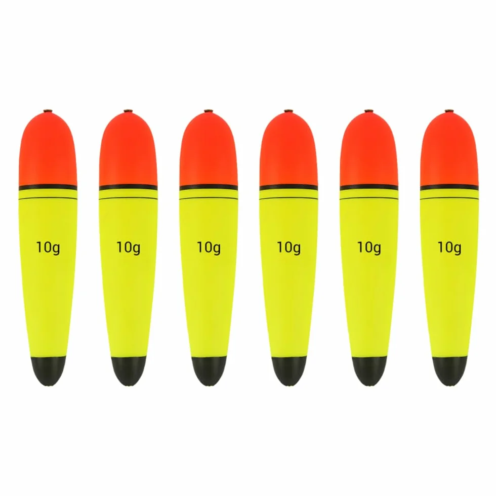 Flotadores para pesca EVA 6 piezas Bobbers equipo agua salada dulce