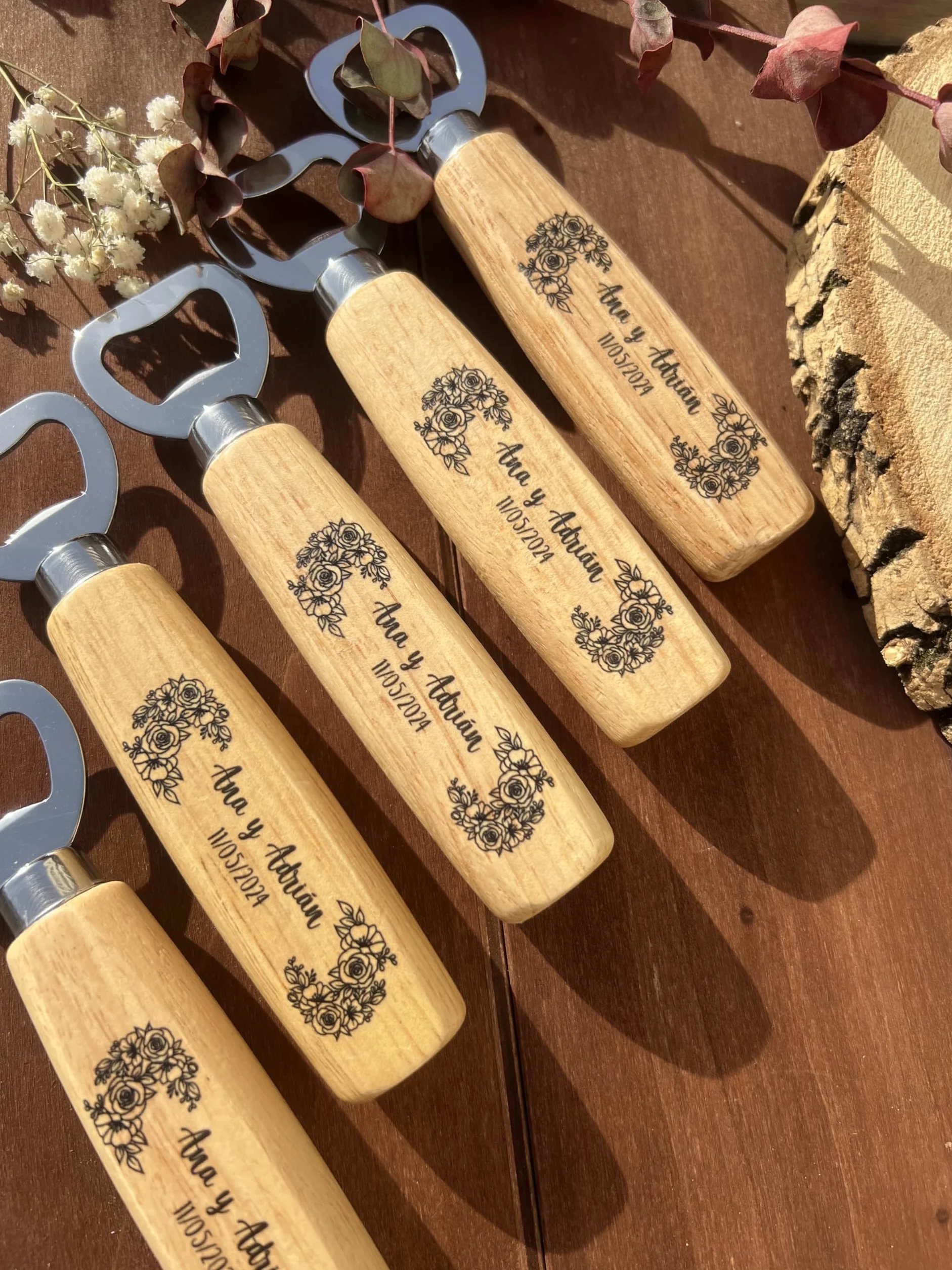 Abrebotellas clásico personalizado con nombre o logotipo, imanes personalizados, regalo original