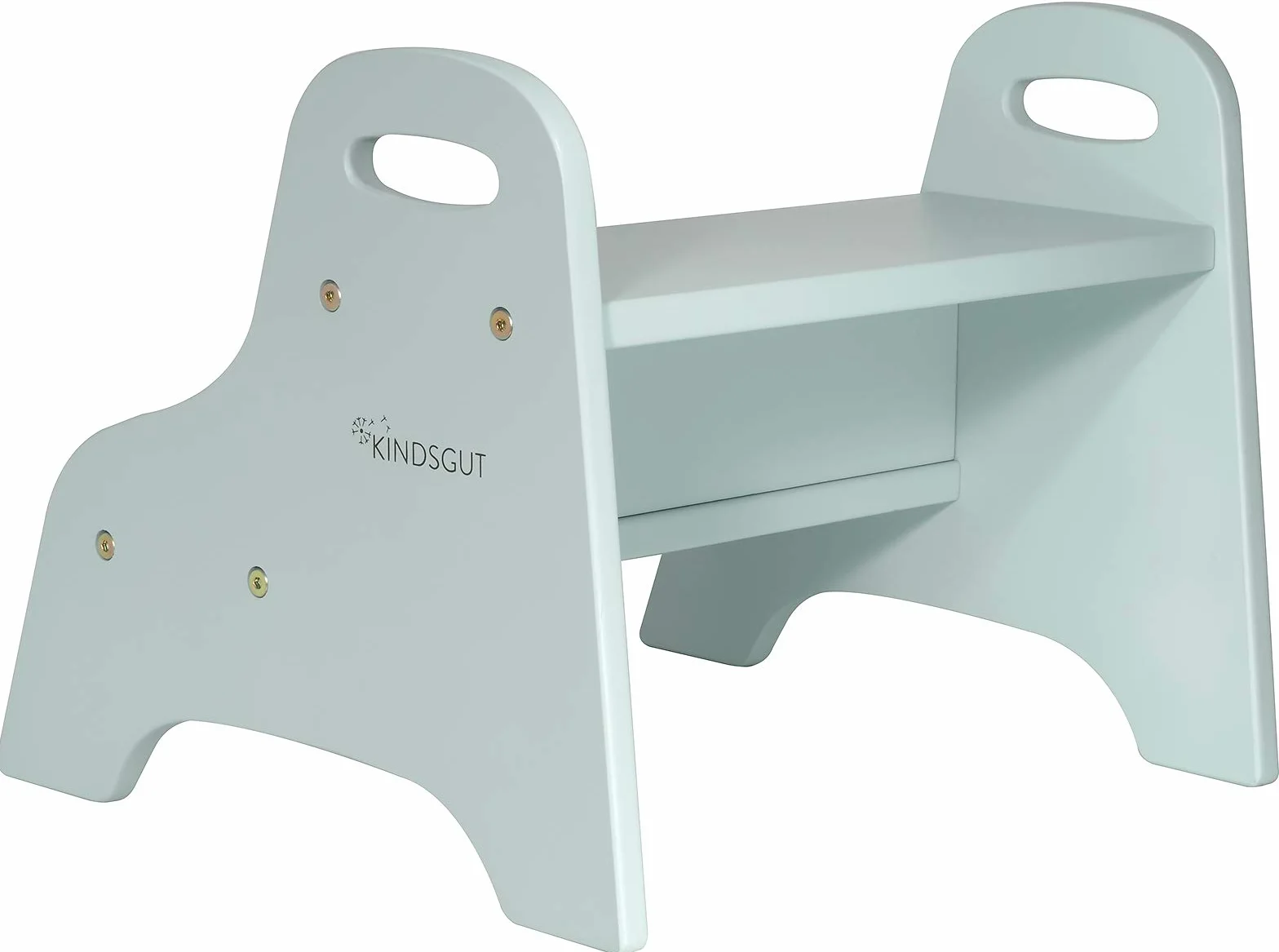 Kindsgut Taburete Escalonado de Madera 2 peldaños Aquamarine