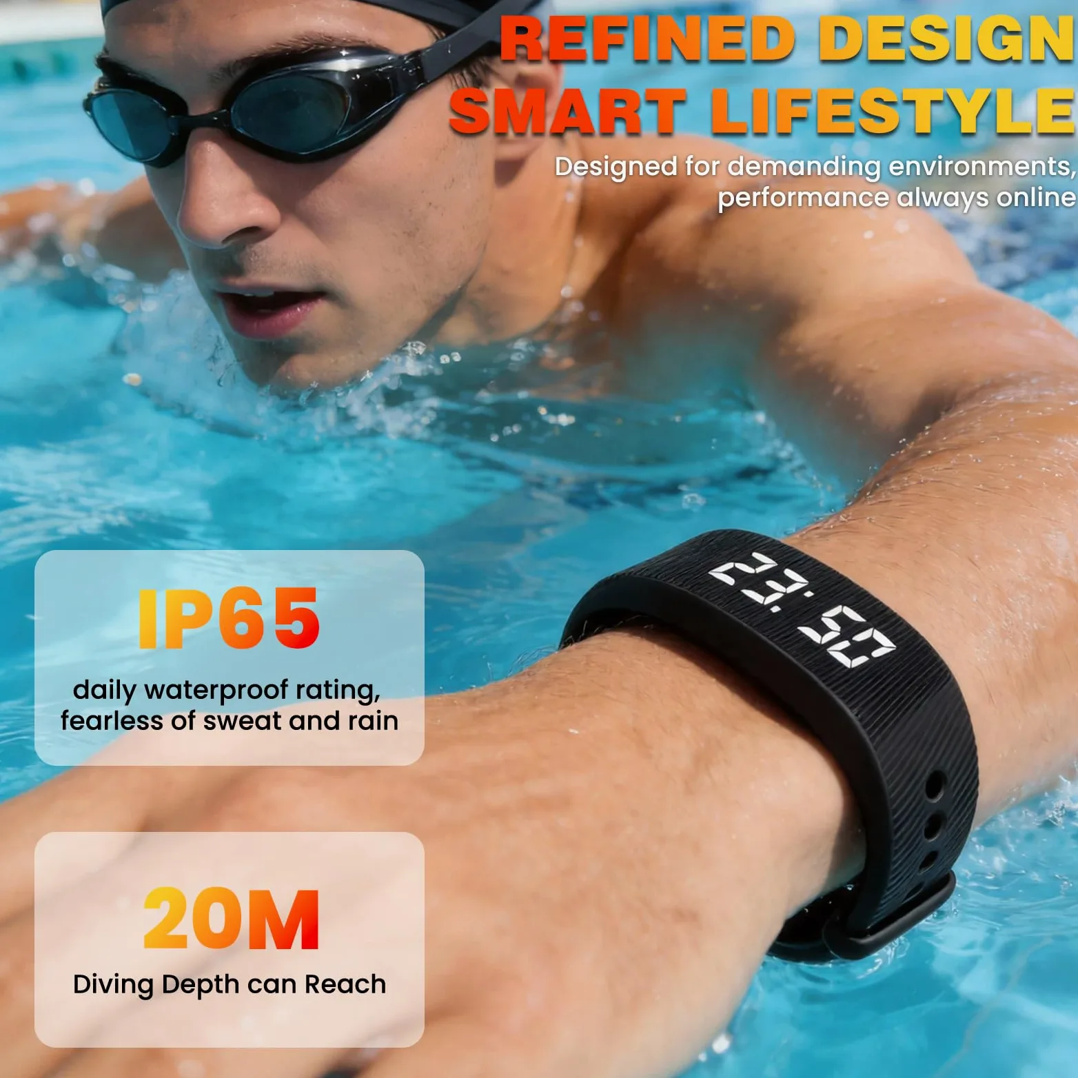 Reloj despertador eficaz para personas que duermen profundamente, reloj extremadamente vibrante, para personas sordas, vibración, vibración, sueño pesado, pulsera silenciosa que no despertará a tu