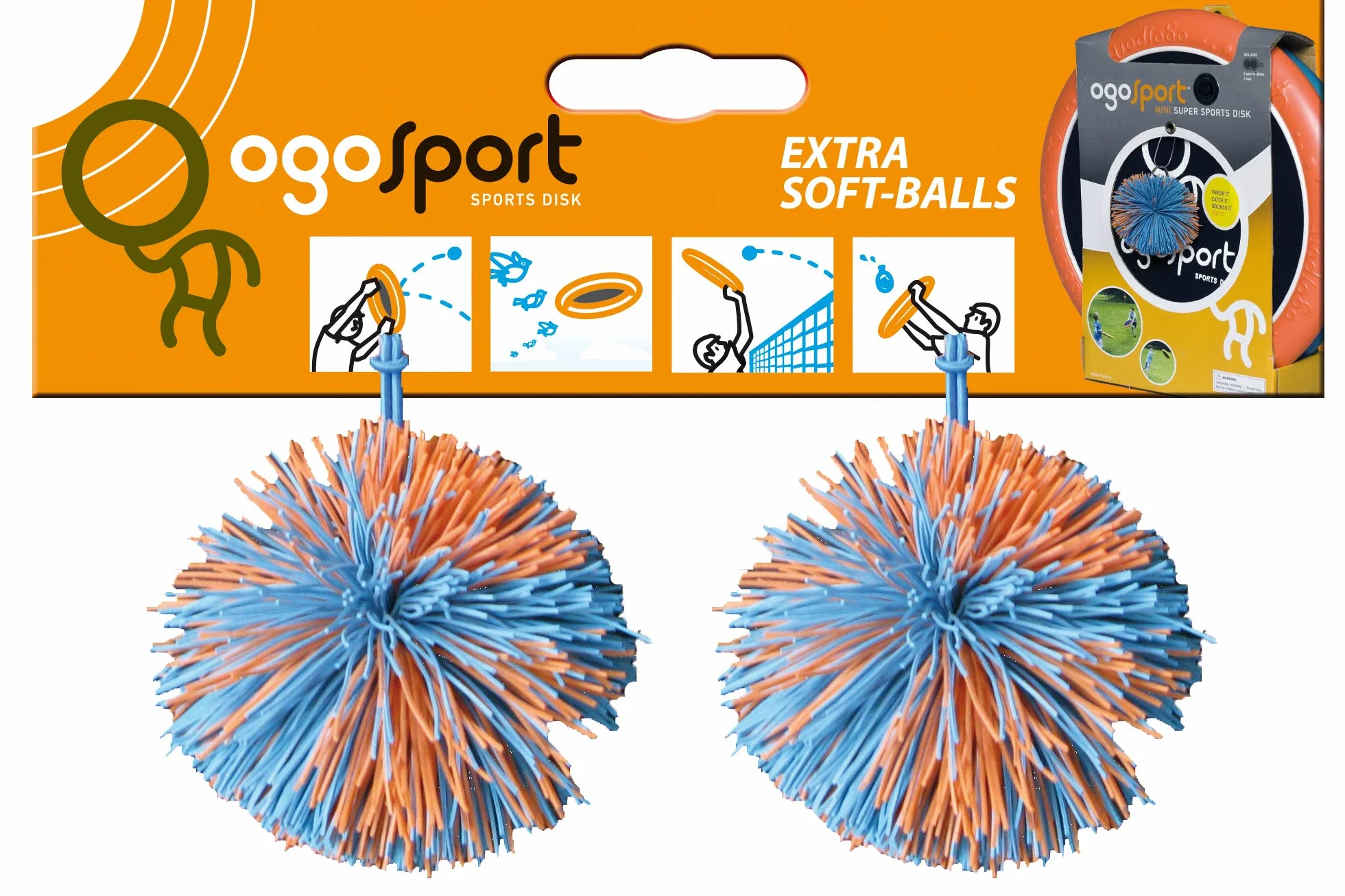 Donic-Schildkröt OGO Sport Bolas de Repuesto Blanco 2 szt.