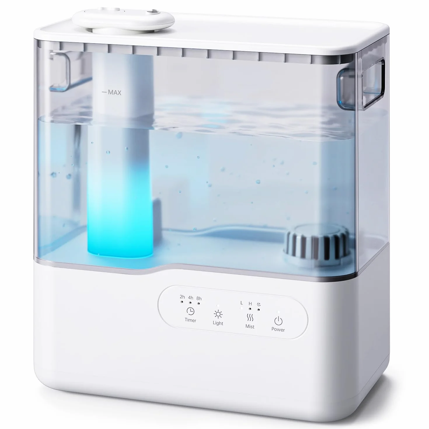 AROEVE Humidificador de Aire 5L Ultrasónico Top-Fill Niebla Fría 36H 25dB Silencioso