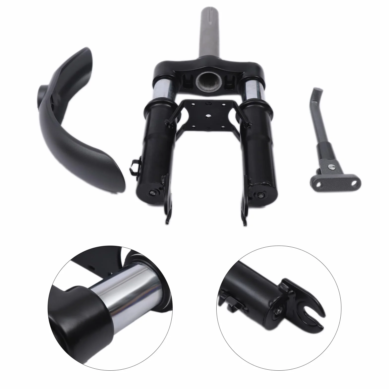 Horquillas de suspensión de aleación de aluminio con soporte y defensa, piezas de absorción de impactos para Xiaomi M365, 1S, Pro, Pro2 y Mi3
