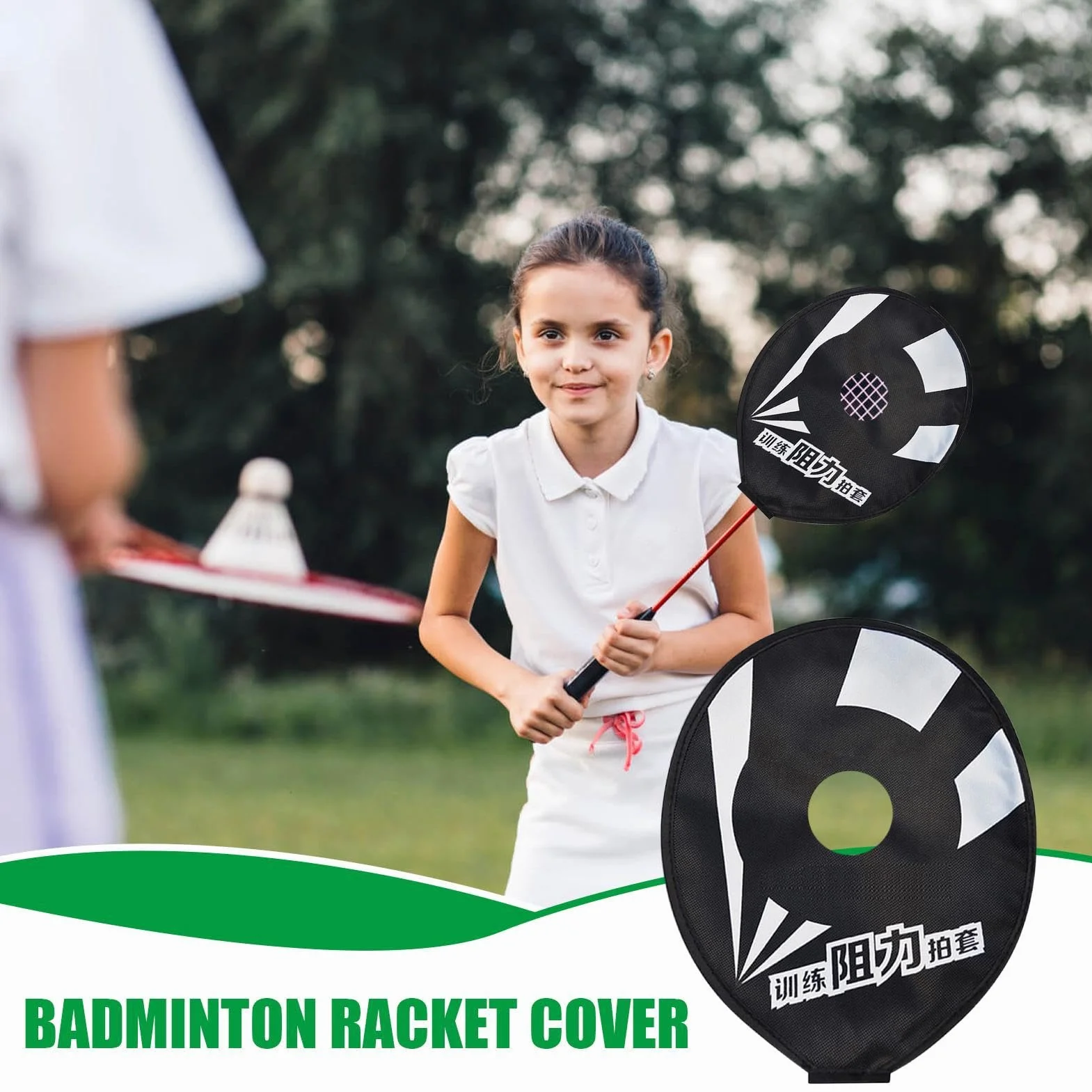 Bolsa para raqueta de bádminton, funda portátil de entrenamiento