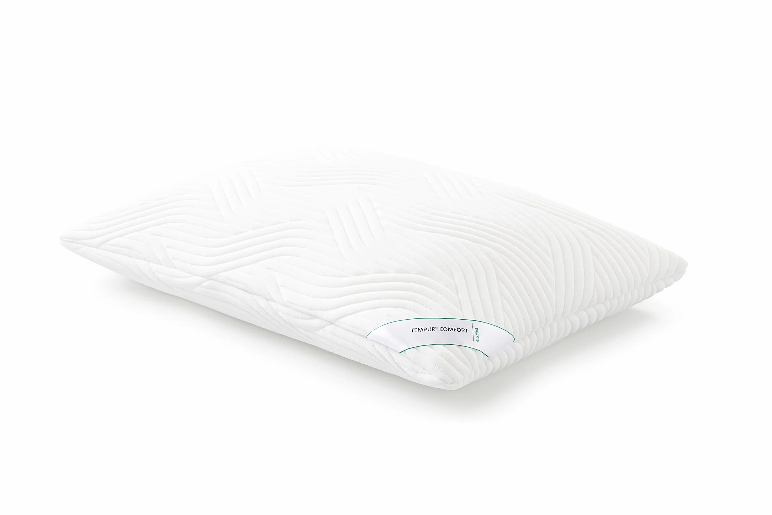 TEMPUR Comfort Medium Almohada para Dormir, Almohada clásica para Todas Las Posiciones de Dormir, Funda Lavable, Oeko-Tex Made IN Green, sensación de firmeza Media, 40 x 80 cm