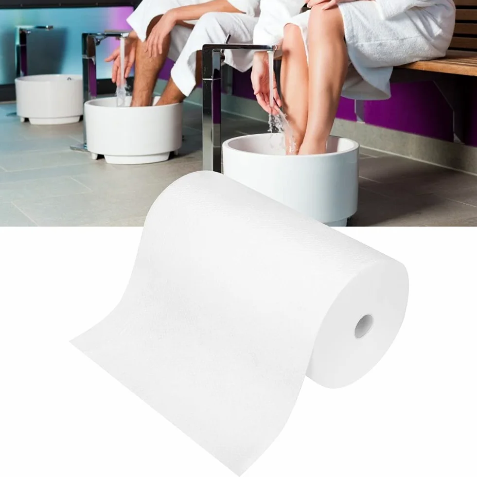 Toalla de Baño Desechable para Pies, Respetuosa con la Piel, con Excelente Absorción de Agua para Salón de Belleza, SPA Club, 30 X 60 Cm