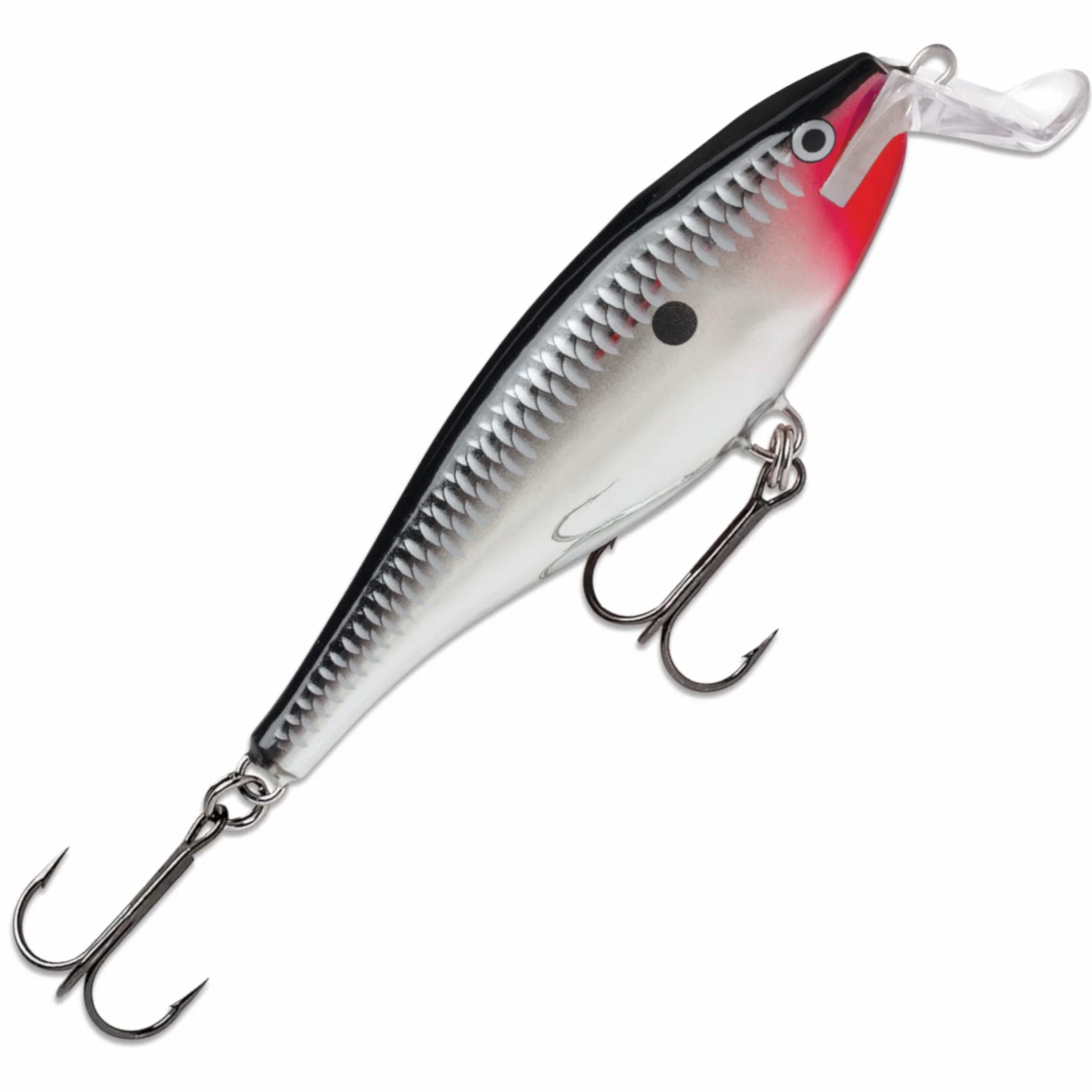 Rapala Super Shad Rapun Señuelo Flotante para Pesca Spinning Lucio Perca Bajo Negro