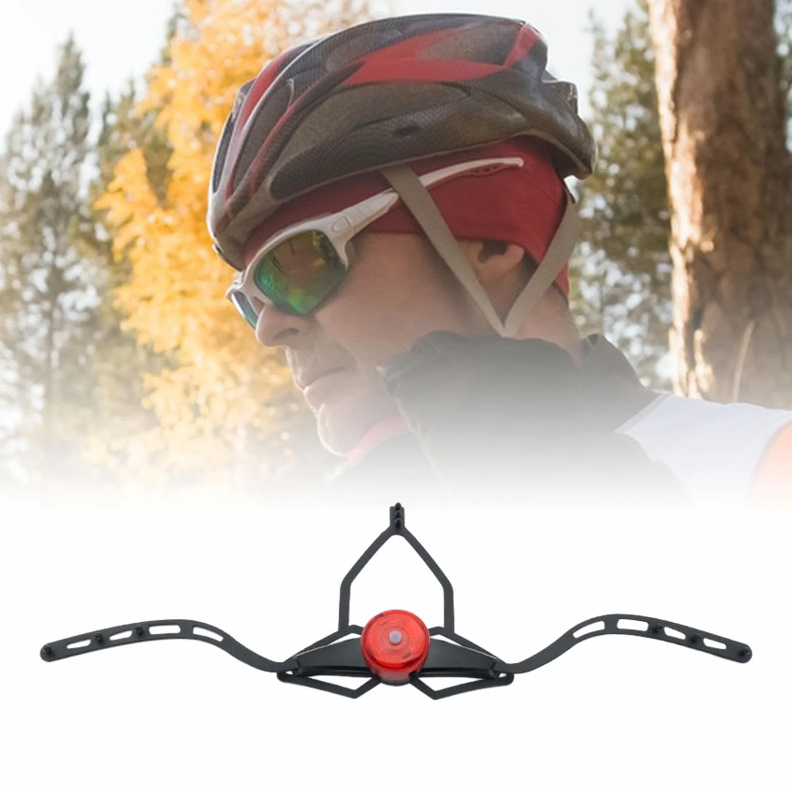 MagiDeal Sistema de retención del ajustador del Casco, Bloqueo de Cabeza Fijo, Multiuso, fácil instalación, Casco Resistente, Correa Ajustable para Montar