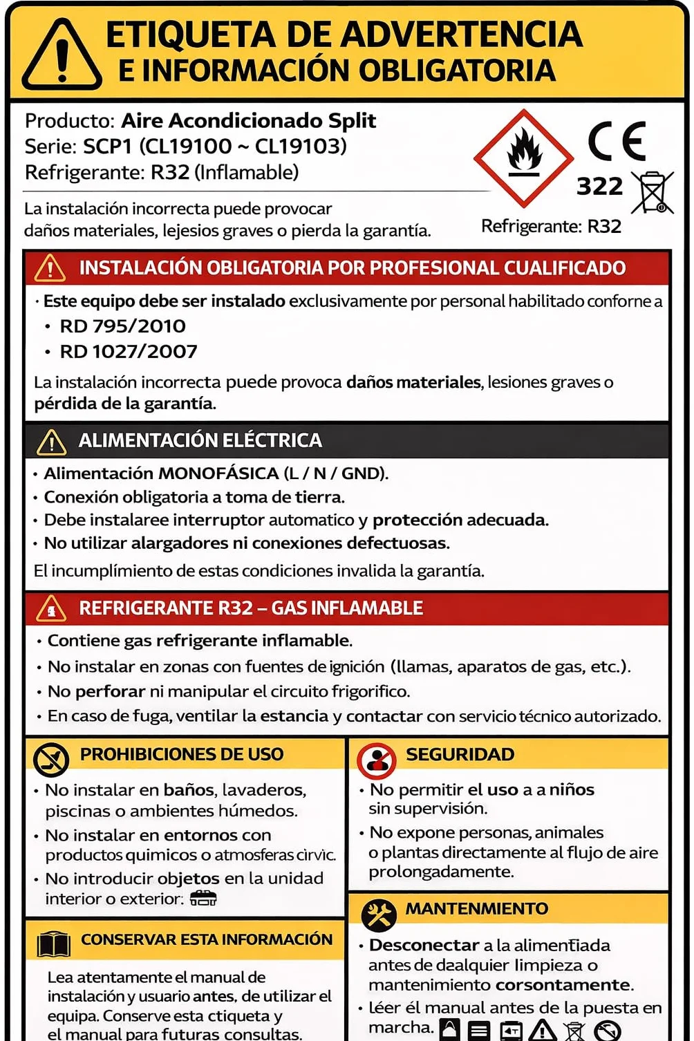 Bilake Equipo AA - calefacción y WiFi 3000 frigorías Aire Acondicionado Split Inverter silencioso al Mejor Precio Aire Frio Calor