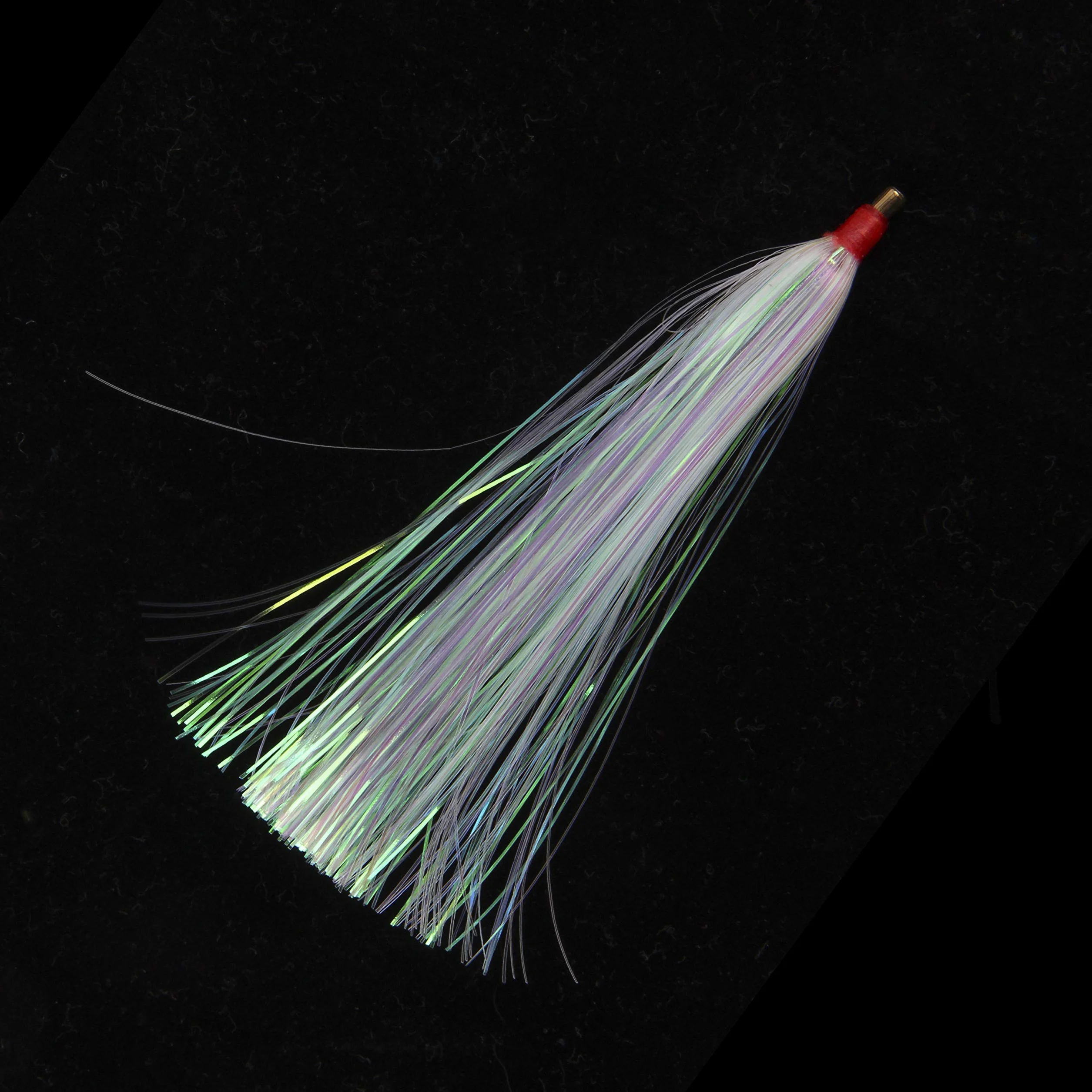 Pesca Mylar Flash Teaser Tail 9 unids Bucktail Cebo Agua Salada 3 colores