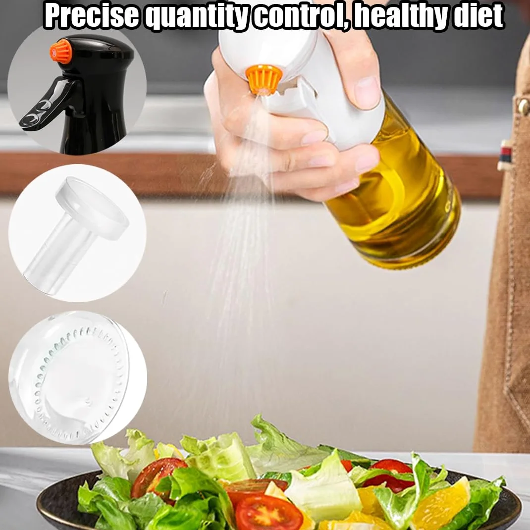 Jamle Oliver - Spray de aceite de 200 ml, pulverizador de aceitunas para cocinar, ampliamente adecuado para freidora de aire, barbacoa, hornear, ensalada (2 unidades-B)