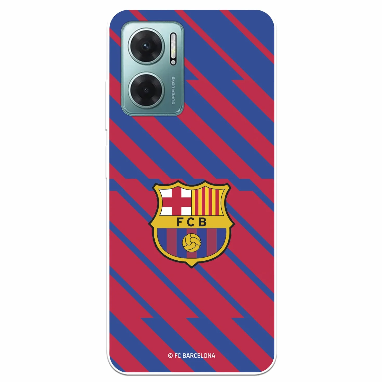 Funda FC Barcelona Xiaomi Redmi 10 5G Carcasa Silicona Flexible Oficial