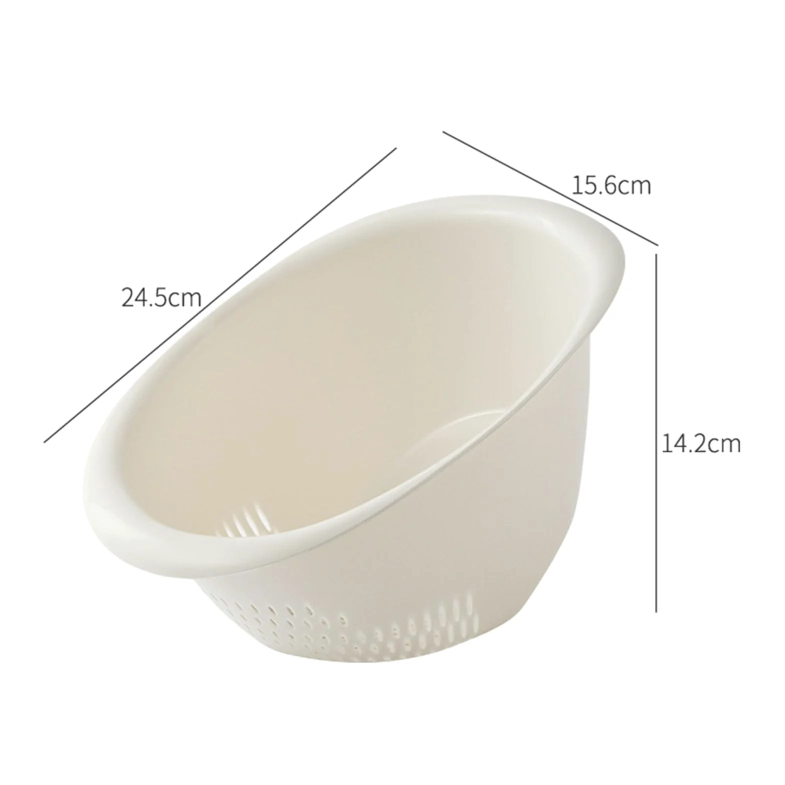 Creative Yellow Rice Wash Bowl - Colador de drenaje de cocina y cesta de almacenamiento para una fácil preparación de arroz, perfecto para lavar platos y preparar alimentos.