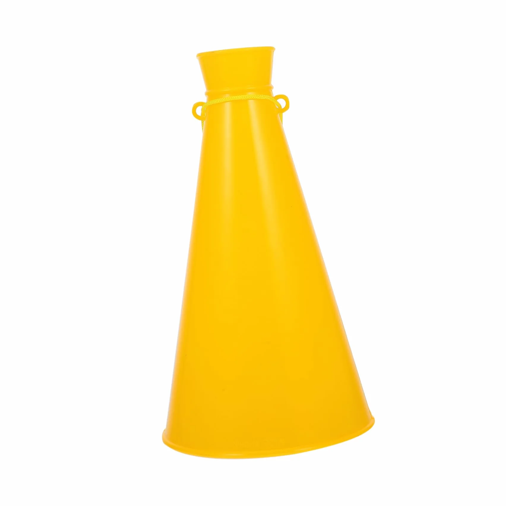 Megáfono Animador Plástico Portátil Amarillo para Fiestas Deportivas