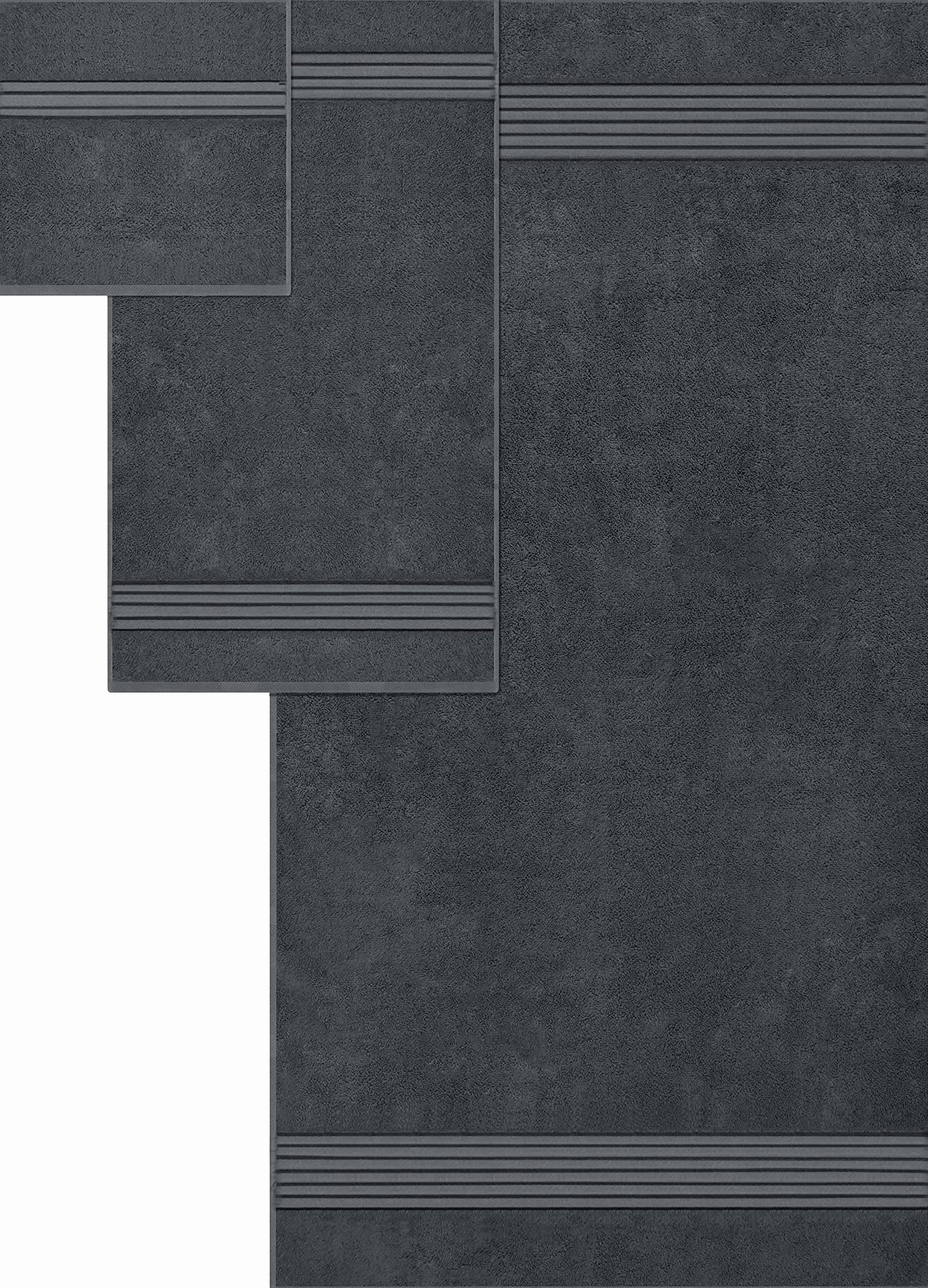 Utopia Towels Juego de Toallas Premium 8 Piezas Algodón Gris