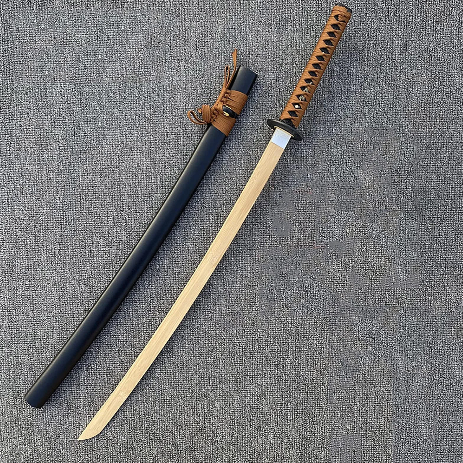 Katana Iaido Boken 102cm madera bambú hecha mano vaina entrenamiento Kendo artes marciales japonesas