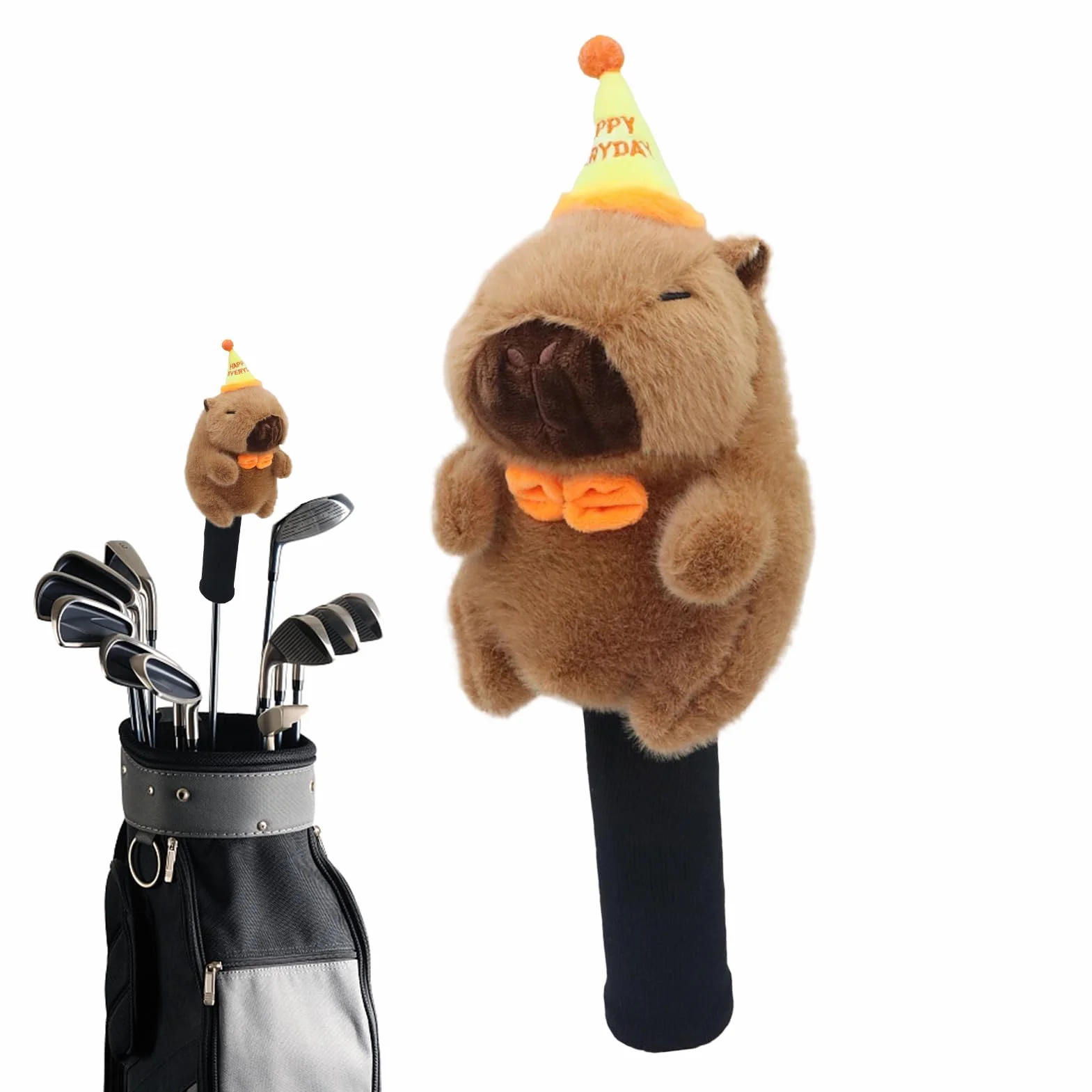 Funda para Cabezal de Golf Driver Animales Divertidos Peluche Accesorios Protectores