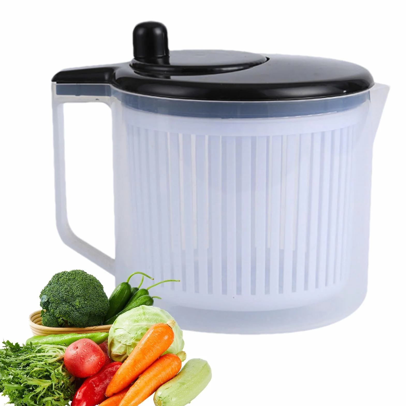 centrifugadoras, Deshidratador Multifuncional de Frutas y Verduras con colador for Preparar ensaladas, Ideal for la Cocina