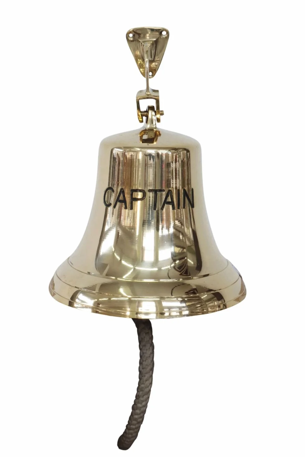 aubaho Campana del Barco 24cm Captain maritimo latón Estilo Antiguo