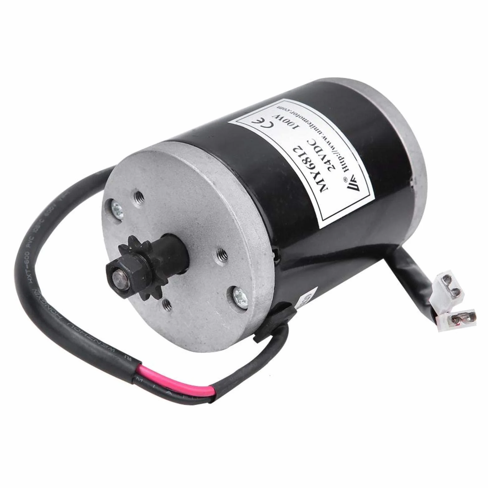 Motor eléctrico Cepillado 24V 100W 25H Rueda Dentada para Scooter eléctrico