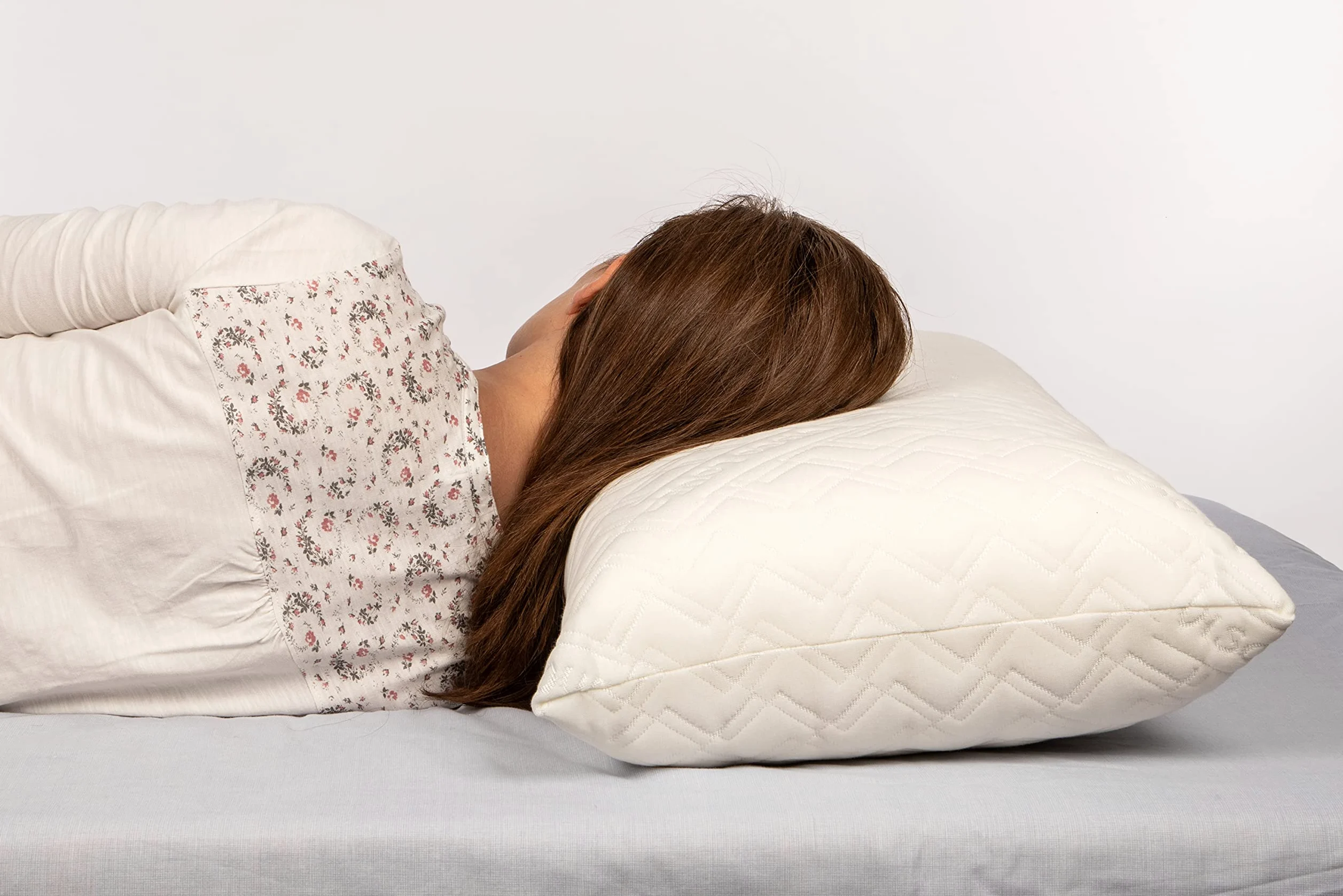 SEASONS - Almohada Viscoelástica Top, 70 cm, Muy Alta, Antiácaros, Tejido Strech, Doble Funda, Tratamiento con Limpieza de Ozono, Fabricado en España