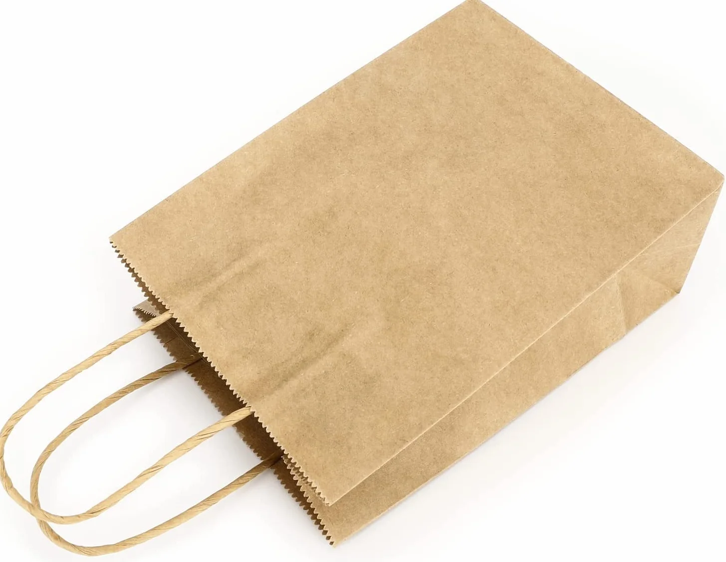 Bolsas Papel Regalo, 100Pcs Bolsas Papel Kraft con Asas, Bolsas de Papel, para Embalaje de Regalo, la Compra, Marrones, 21x15x8cm (Marrón)