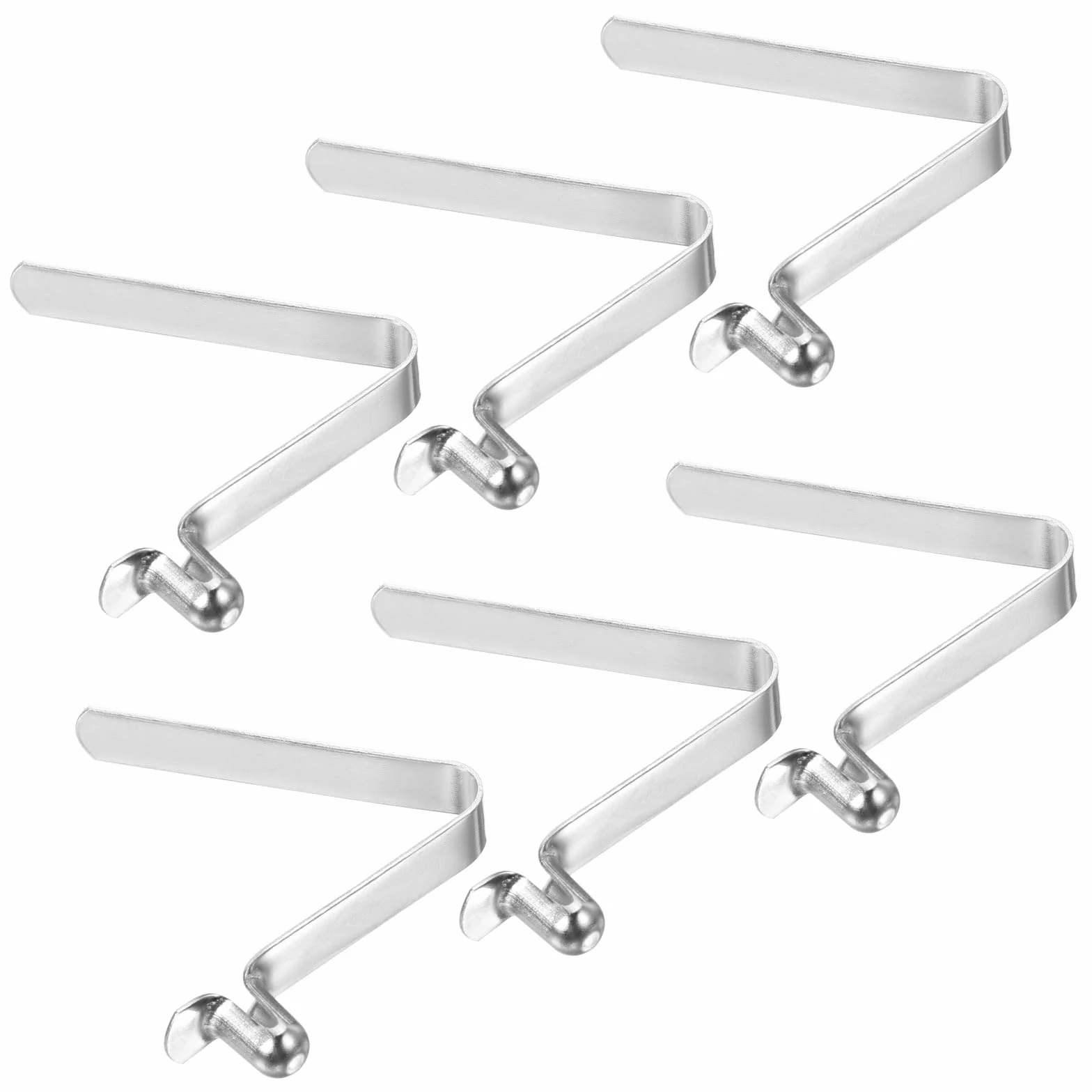 PATIKIL Broches para Remo de Kayak 6 Paquetes Clips de Poste de Acero en Forma de V 6.5x4mm
