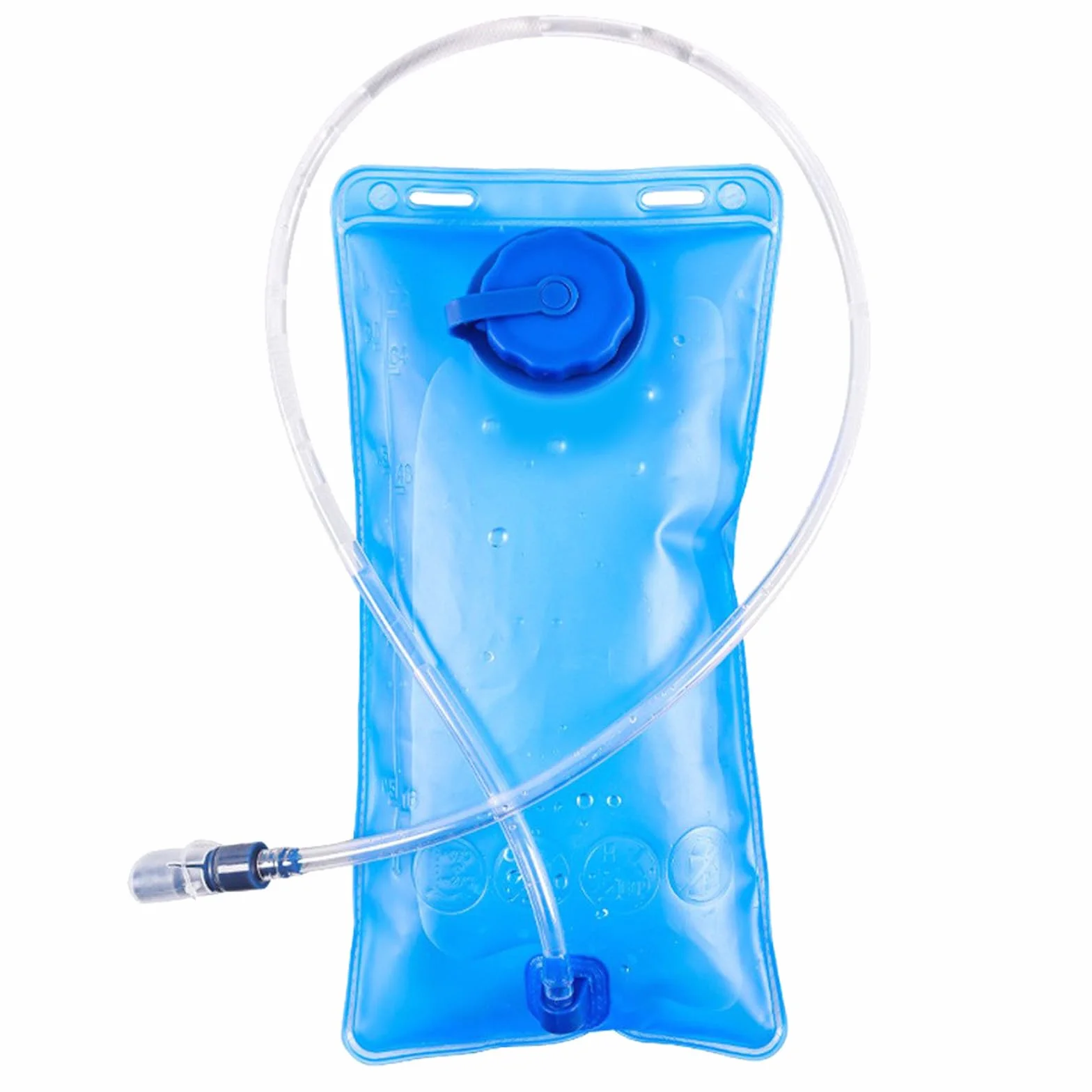 Bolsa Hidratacion 2l, Vejiga De Hidratación Sin Bpa A Prueba De Fugas, Apertura Grande Bolsa De Agua para Mochila con Tubo para Ciclismo Senderismo Correr Camping