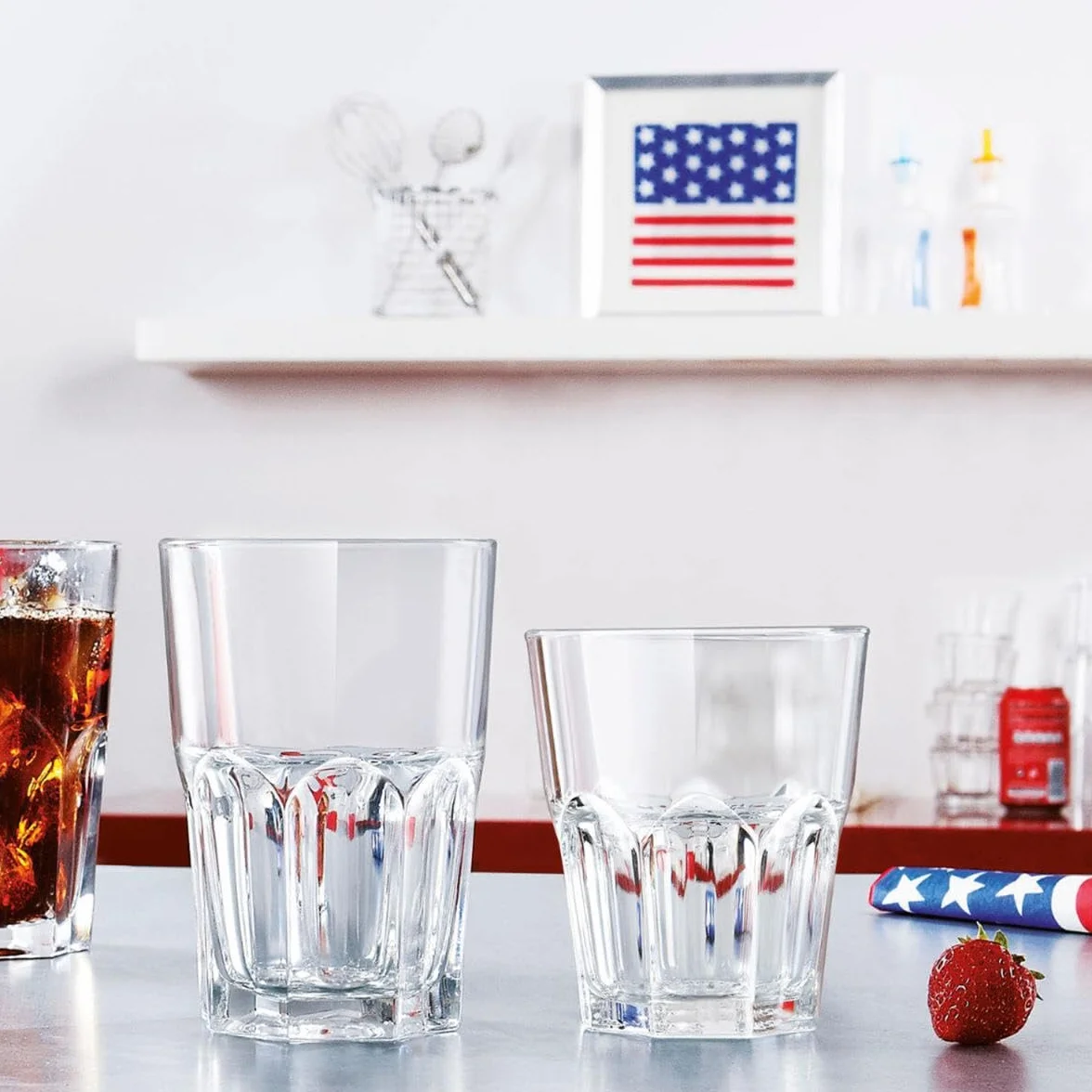 Luminarc New America Set 6 Vaso Alto Vidrio Eco 40cl Sodo Ecológico
