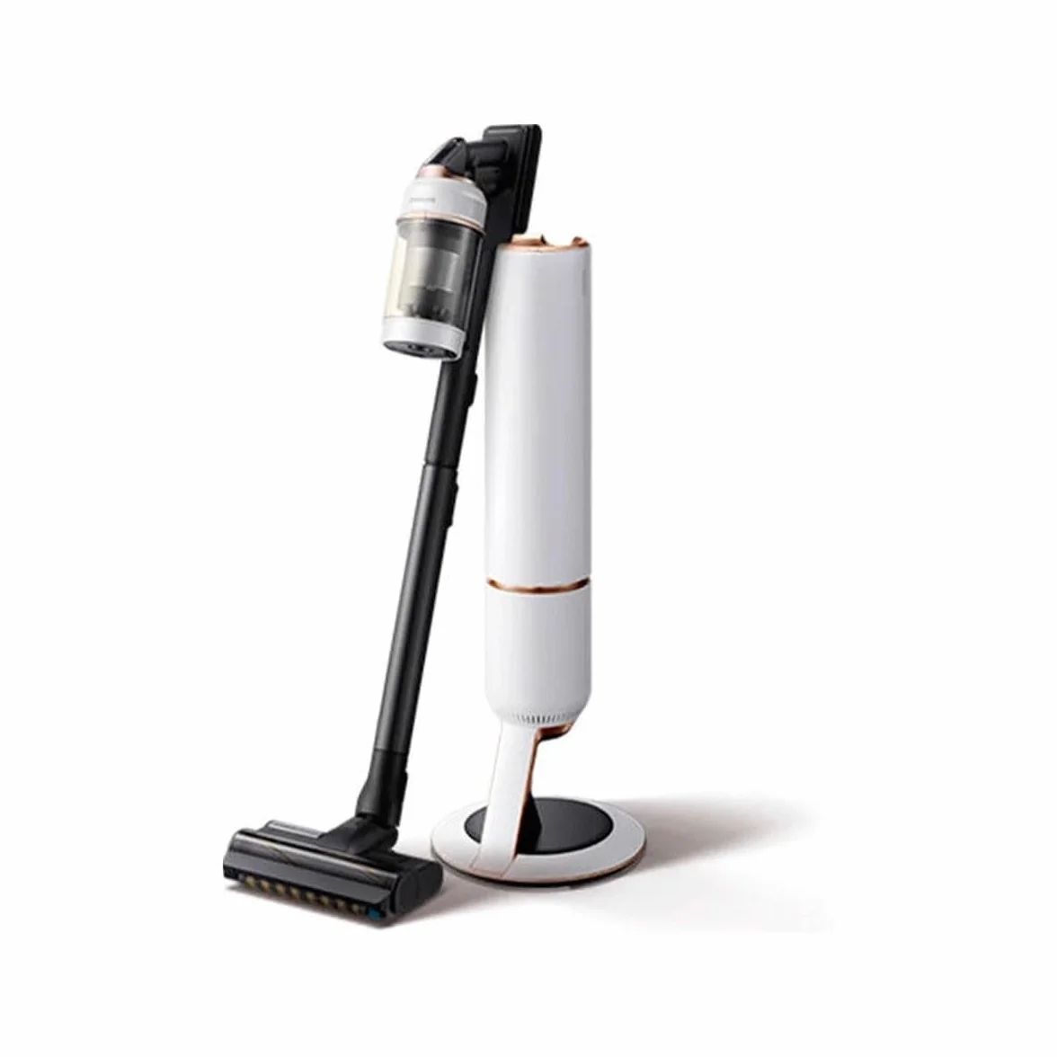 SAMSUNG Bespoke Jet Plus Pet VS20B95823W - Aspirapolvere + Clean Station 2.0 - 580 W - 210 AW