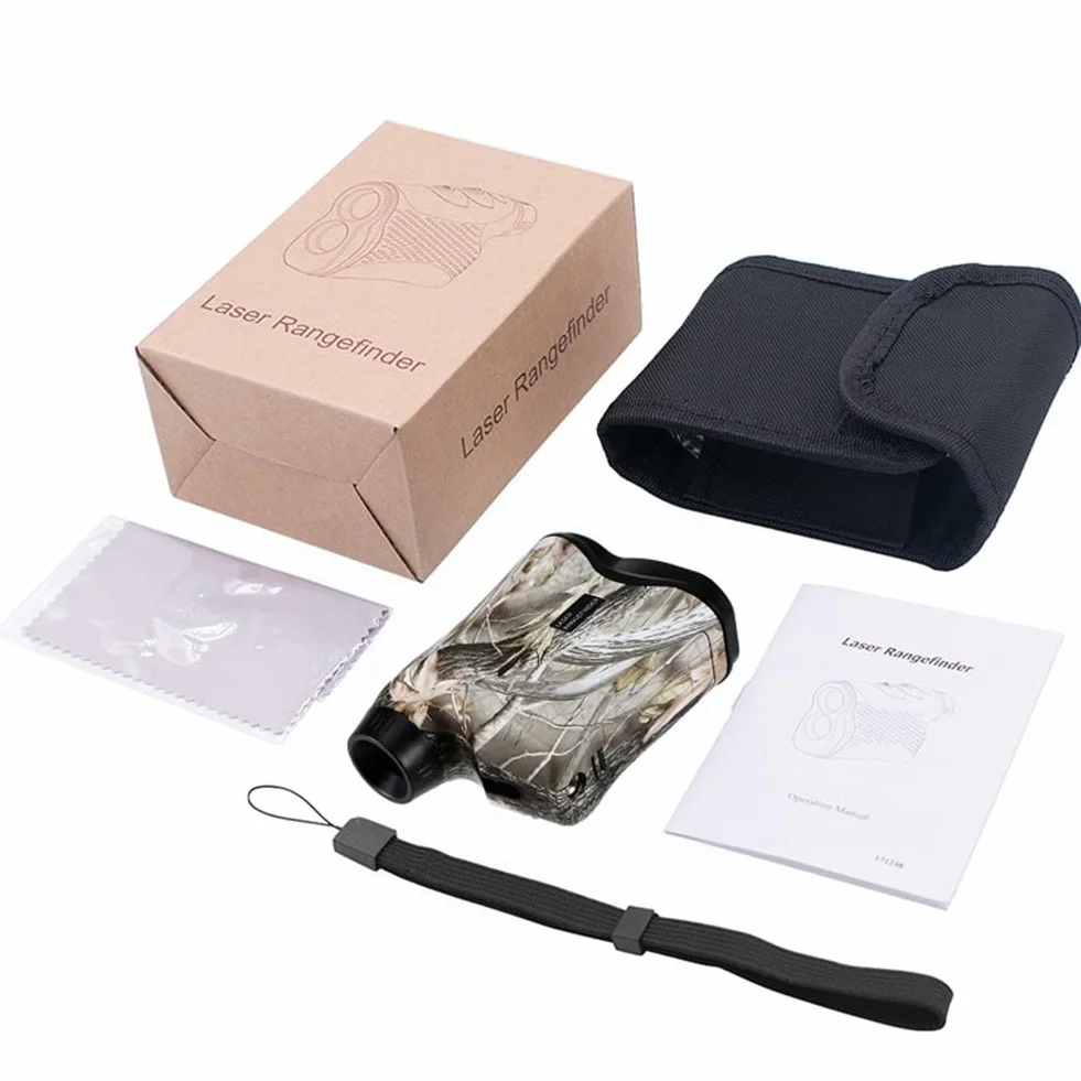 Telémetro monocular digital de caza con bolsa de almacenamiento