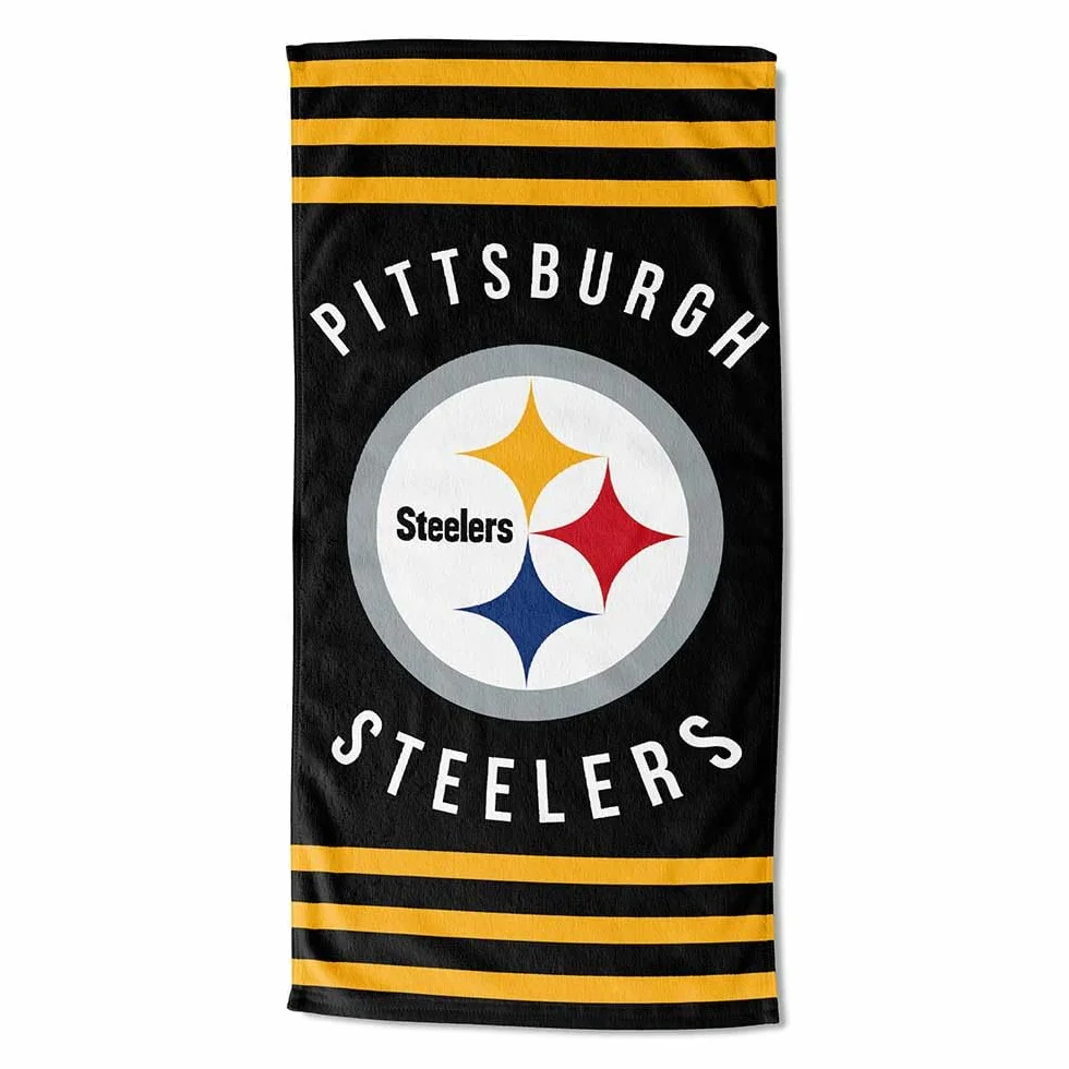 Northwest NFL Pittsburgh Steelers Toalla de Playa 76 x 152 cm Rayas